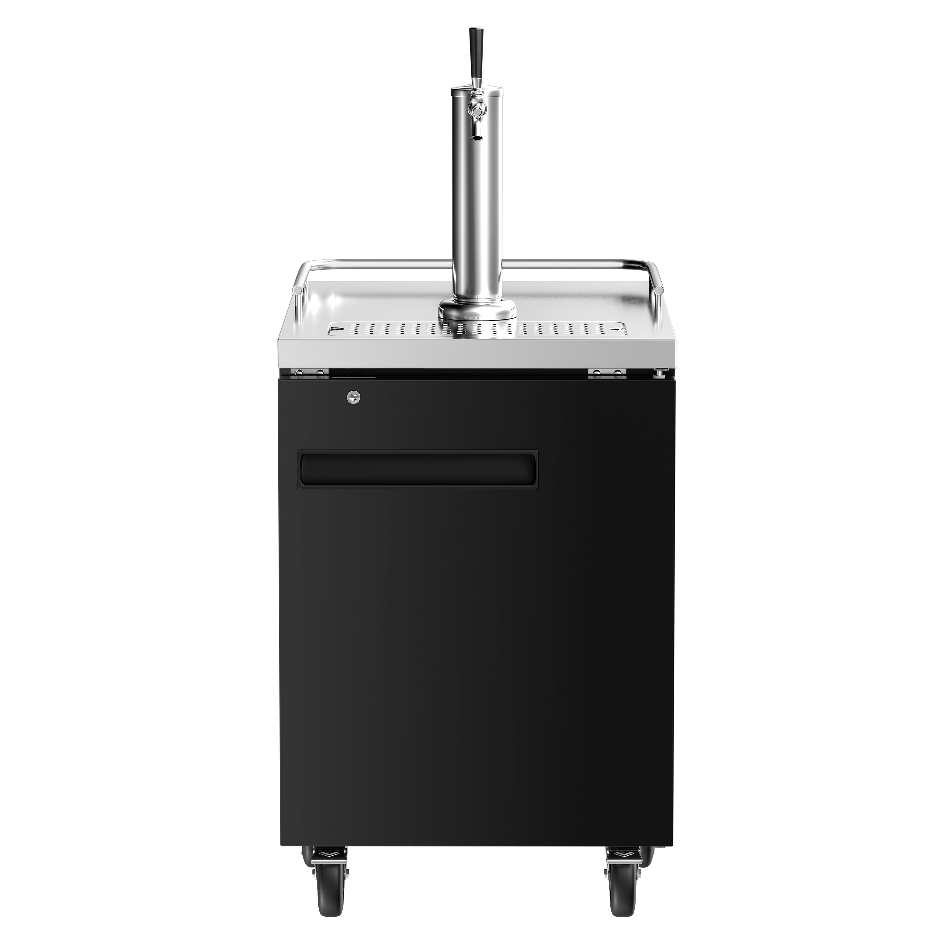 Tireuse à bière professionnelle - 1x 50L fûts - 1 robinet - 600x780mm - 1 porte