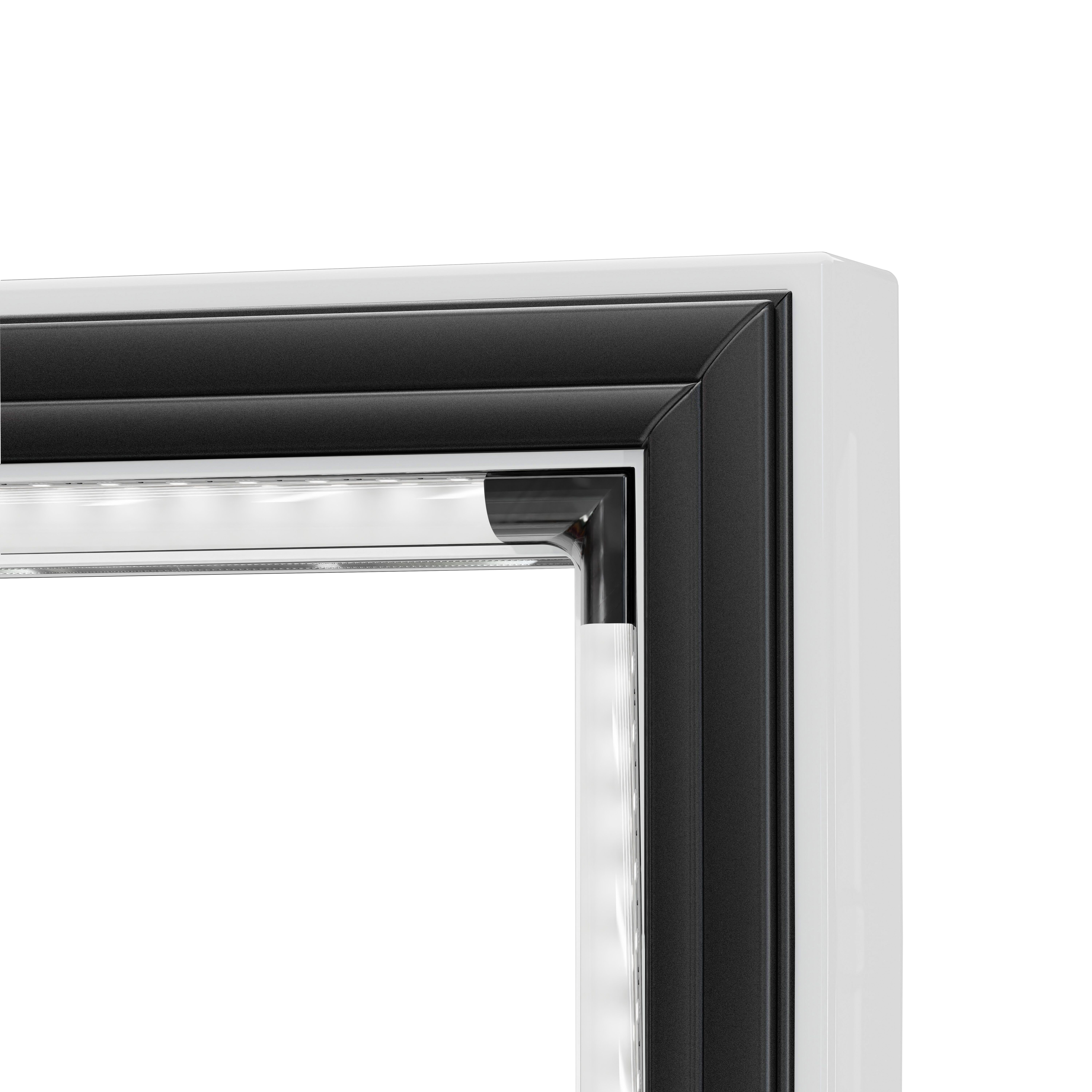 (3 pcs) Commercial Upright Glass Door Display Fridge - 3600mm - 3600 Litres - with 6 hinged glass doors - LED lighting - Temperature range 1 to 10 °C - Grey