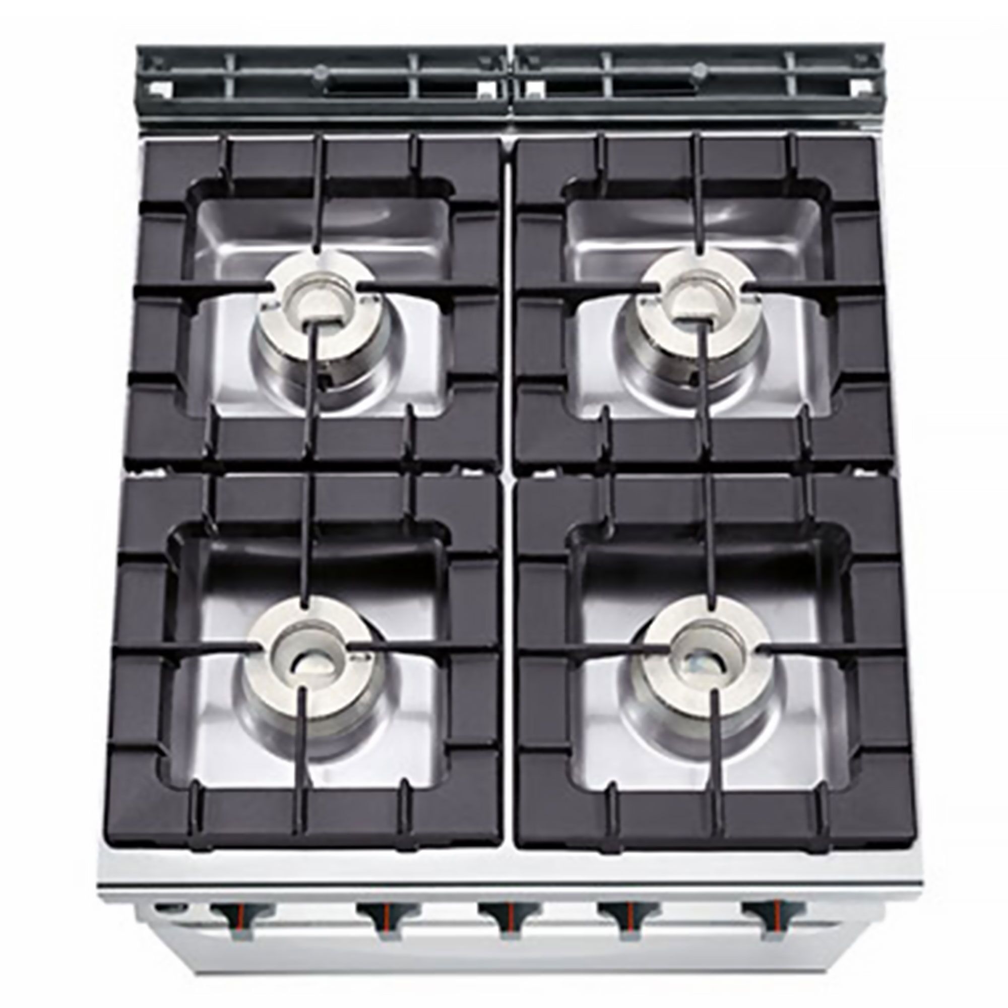 Fourneau à gaz – 34,5 kW – 4 brûleurs – avec four à gaz – 7,8 kW