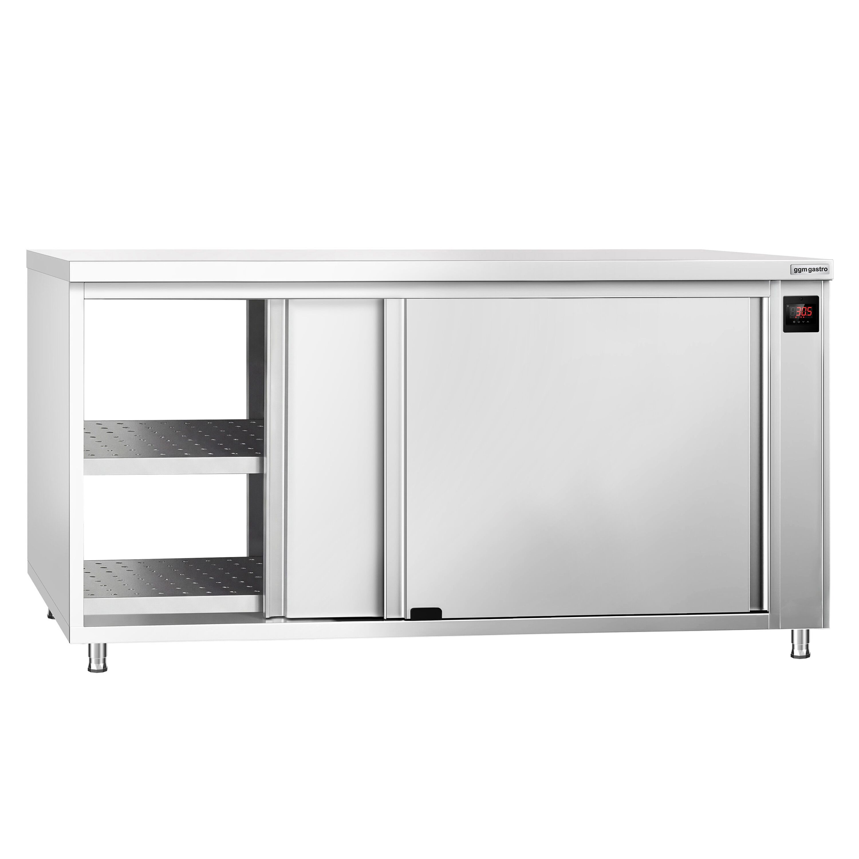 Armoire chauffante professionnelle - 2kW - 1 étagères - 2000x700x870mm