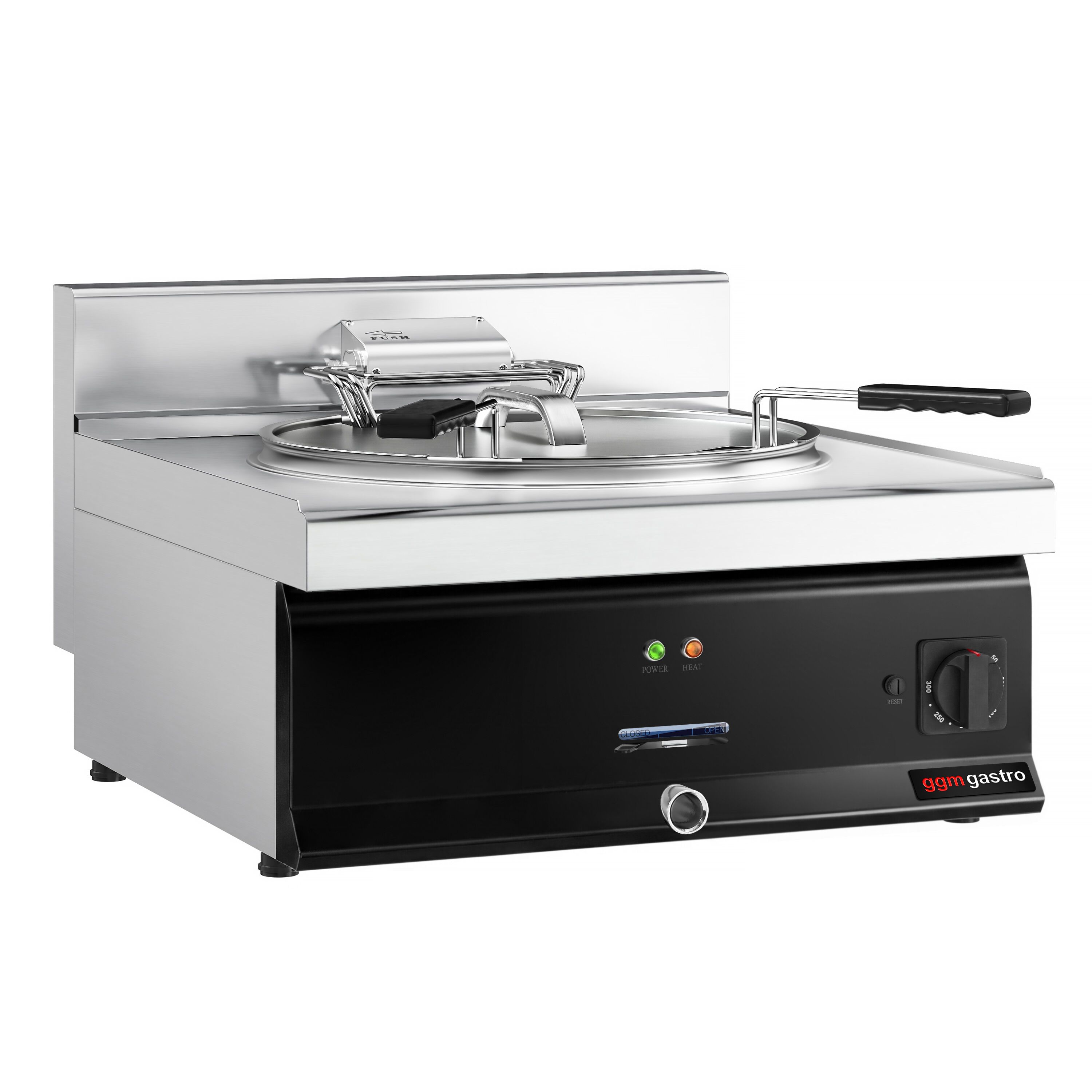 Friteuse de poisson électrique professionnelle - 25L - 14,0kW