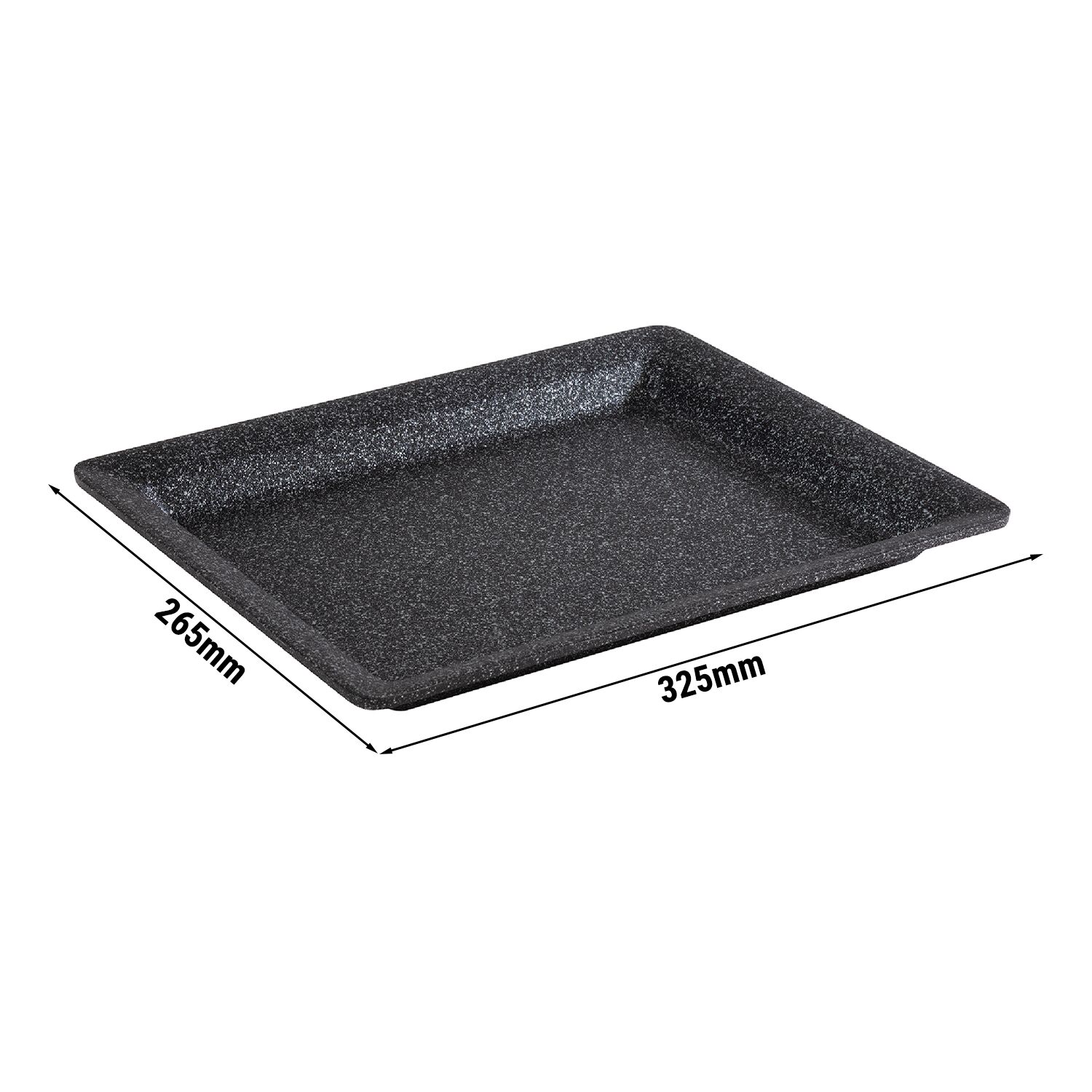 (6 pièces) Plateau GN 1/2 – FROSTFIRE – aluminium – Hauteur : 30 mm – Gris