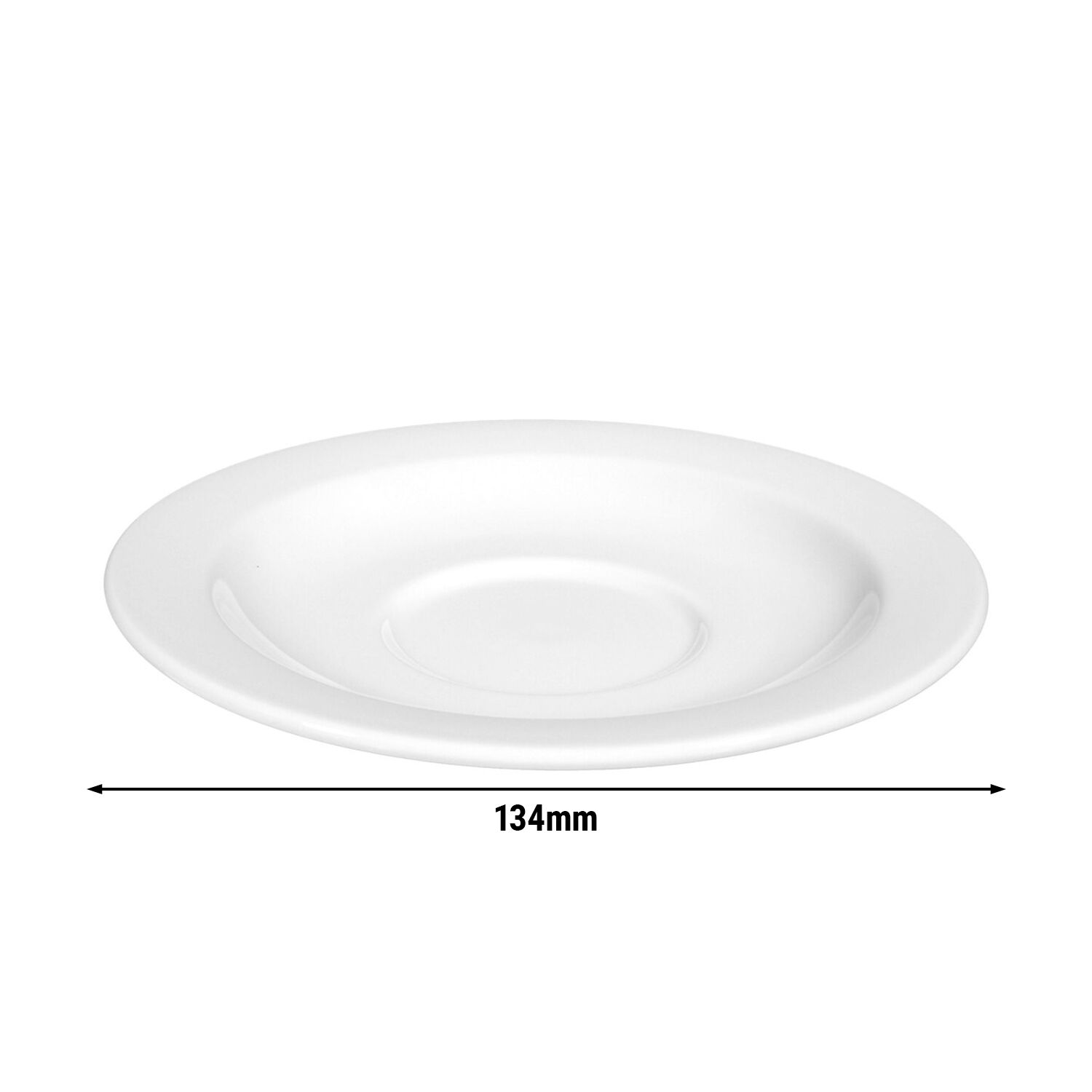 (6 pièces) SELTMANN WEIDEN | Soucoupe - Ø 130 mm - Blanc/Uni  