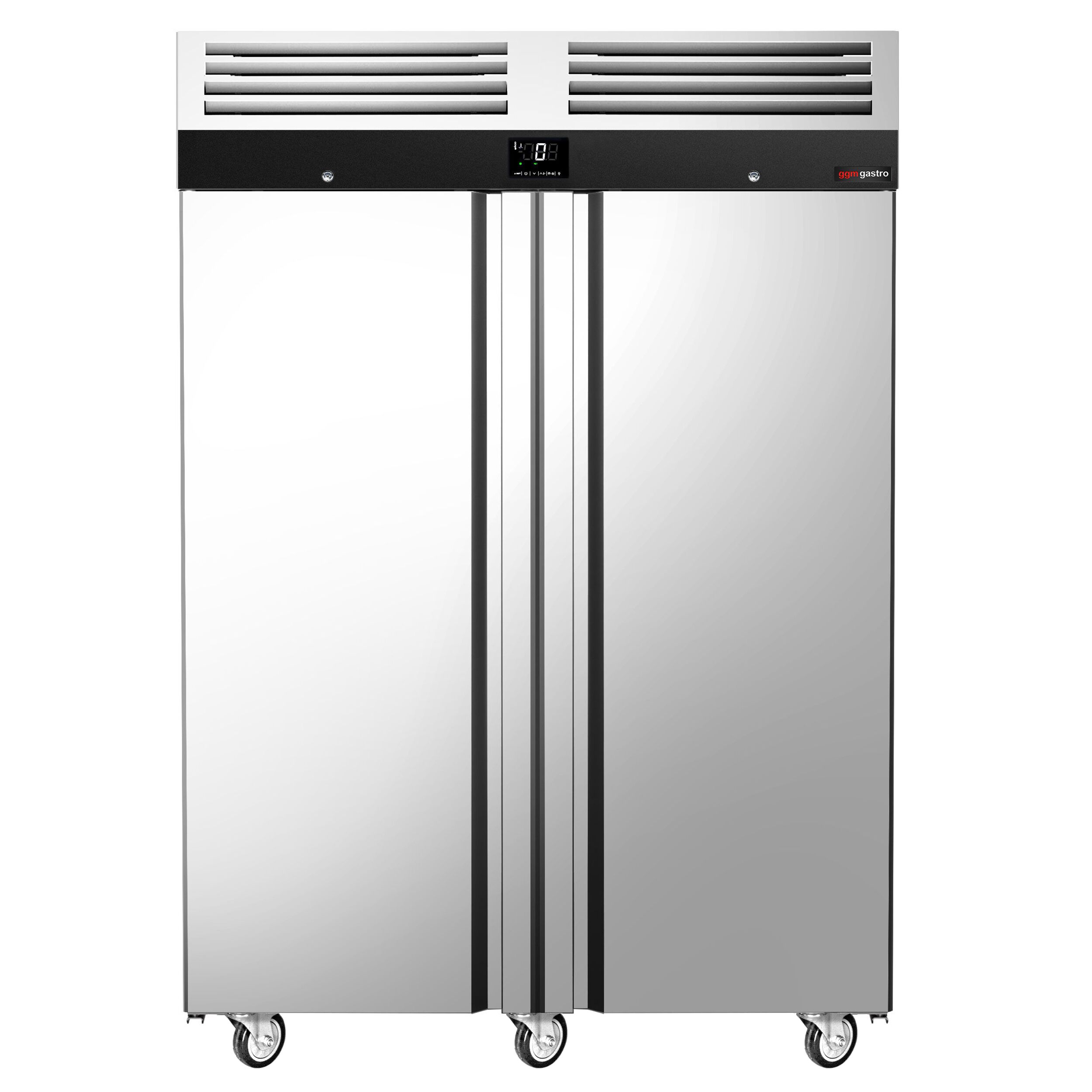 Ψυγείο από ανοξείδωτο χάλυβα PREMIUM - GN 2/1 - 1350 λίτρα - με 2 πόρτες