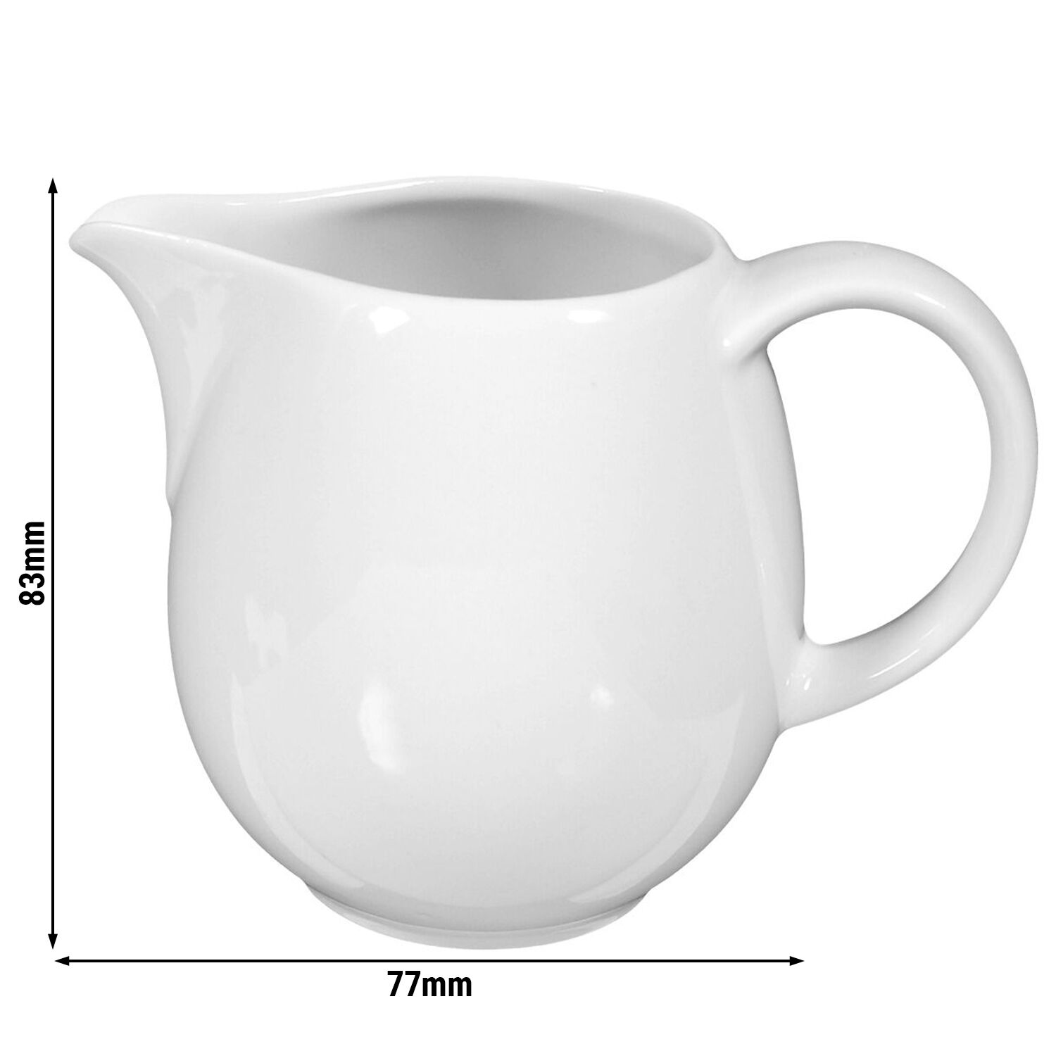 (1 pièce) SELTMANN WEIDEN | Verseur - 0,23 litre - Blanc Uni