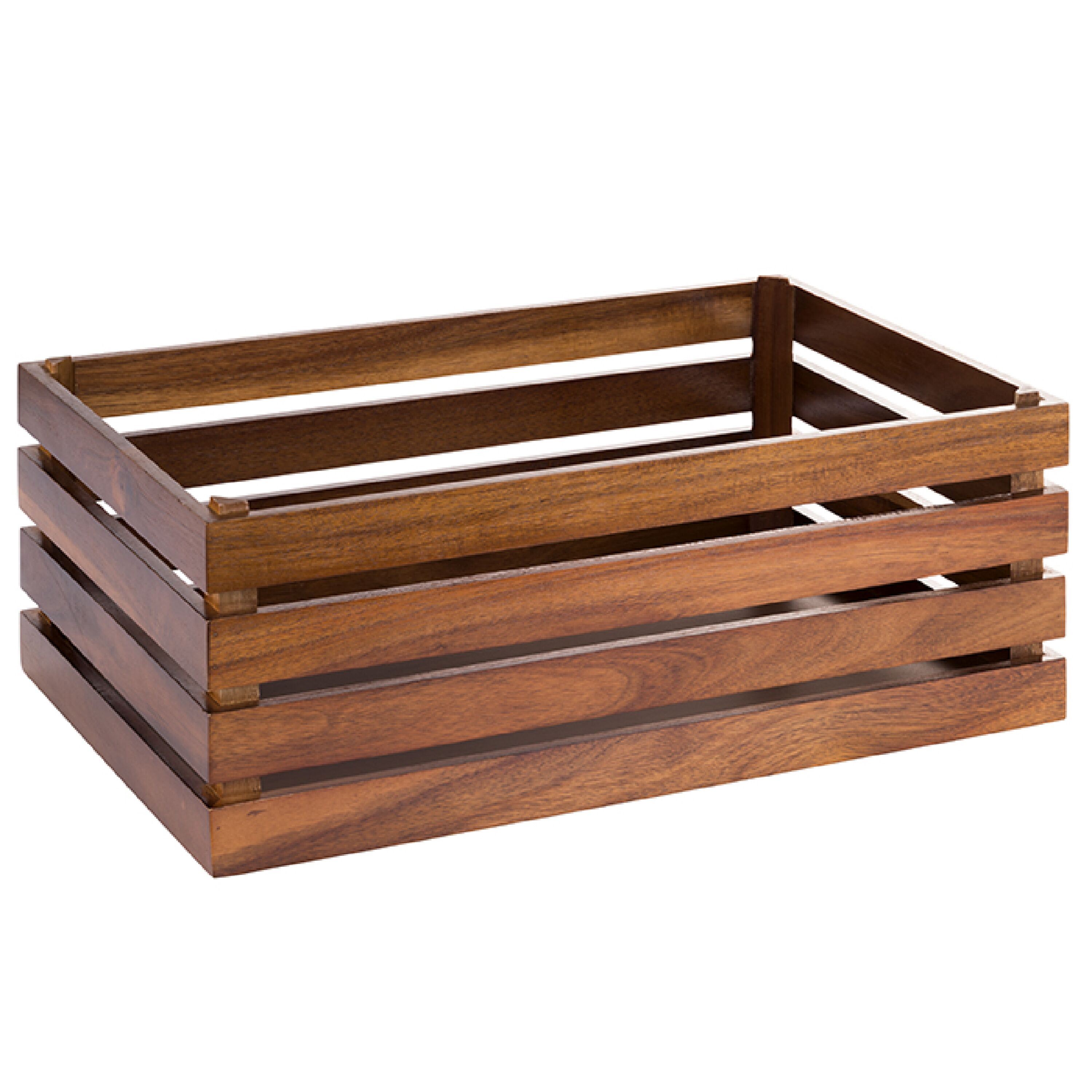 Caisse pour buffet - SUPERBOX - Bois - Brun - rectangulaire - Hauteur:200mm - compatible avec GN 1/1