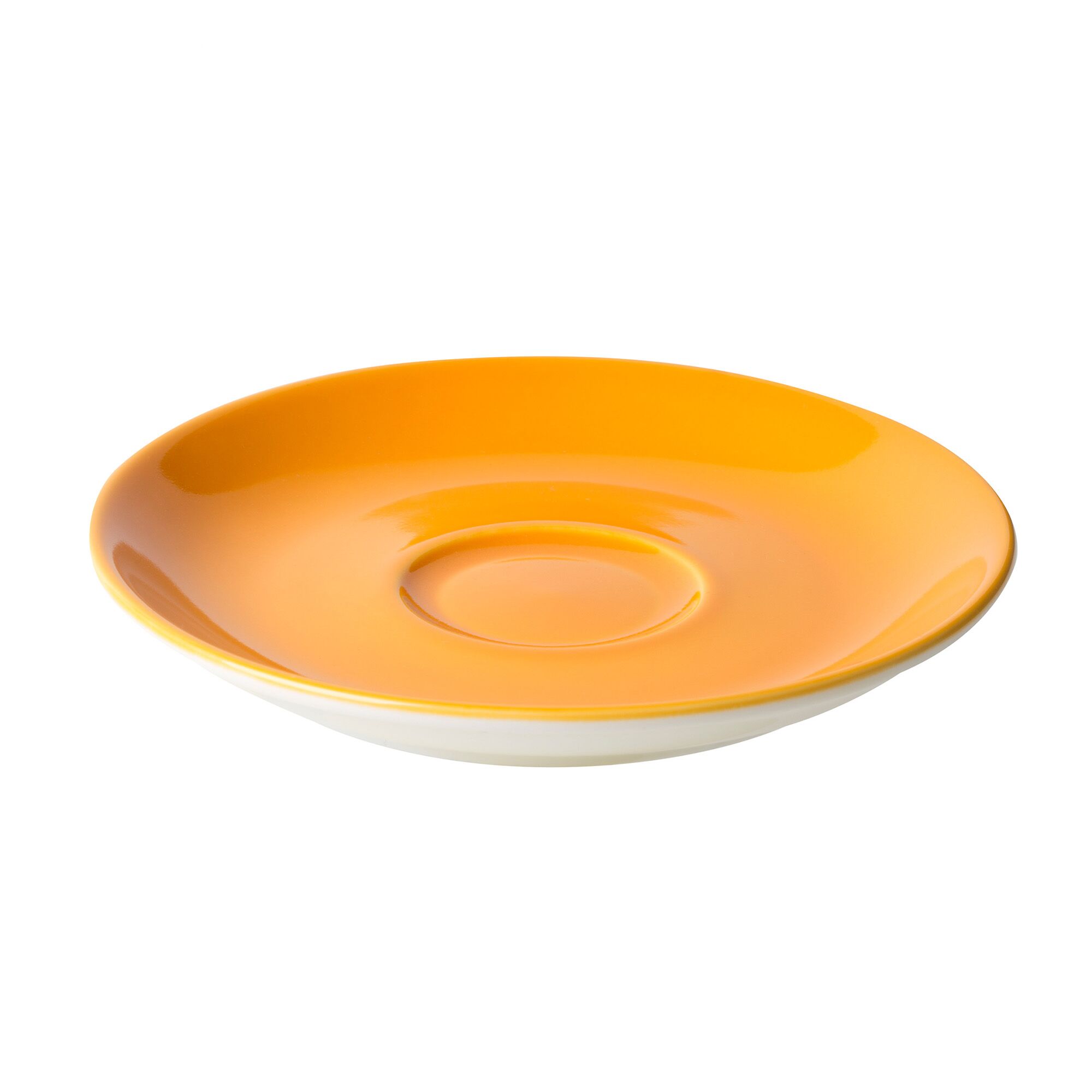 (6 pièces) BART COLOUR CAFE – Sous-tasse à cappuccino – Ø 155 mm – Orange