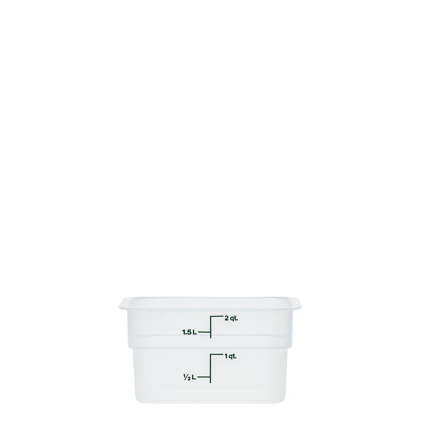 (6 st) CAMBRO | CAMSQUARES® - Behållare - 1,9 liter - Transparent