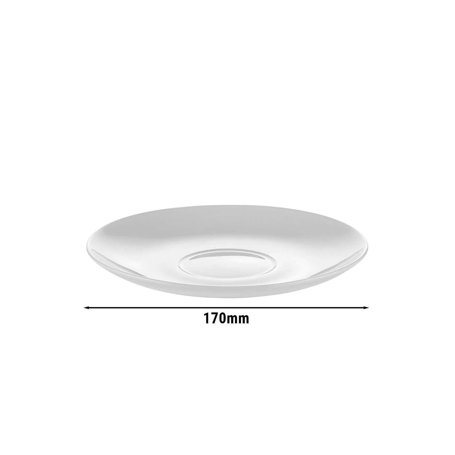 (6 pièces) WMF | AVA - Soucoupe - Ø 170mm Barista Cup - 0,35 litre