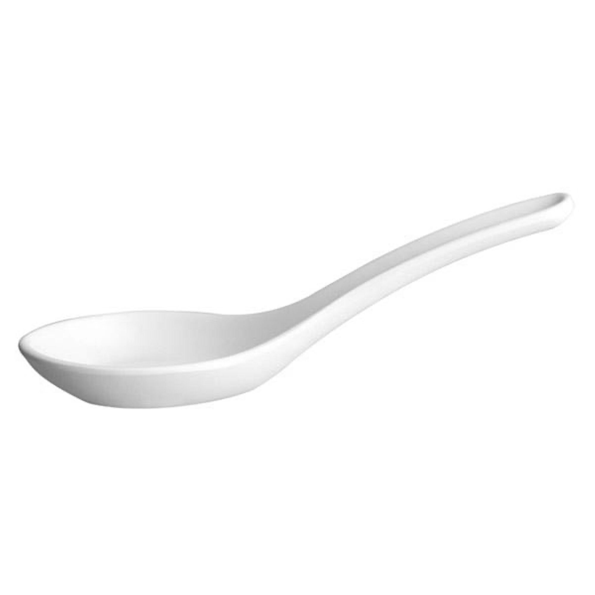 (60 pièces) Cuillères à finger food - HONG KONG - mélamine - longueur : 130 mm