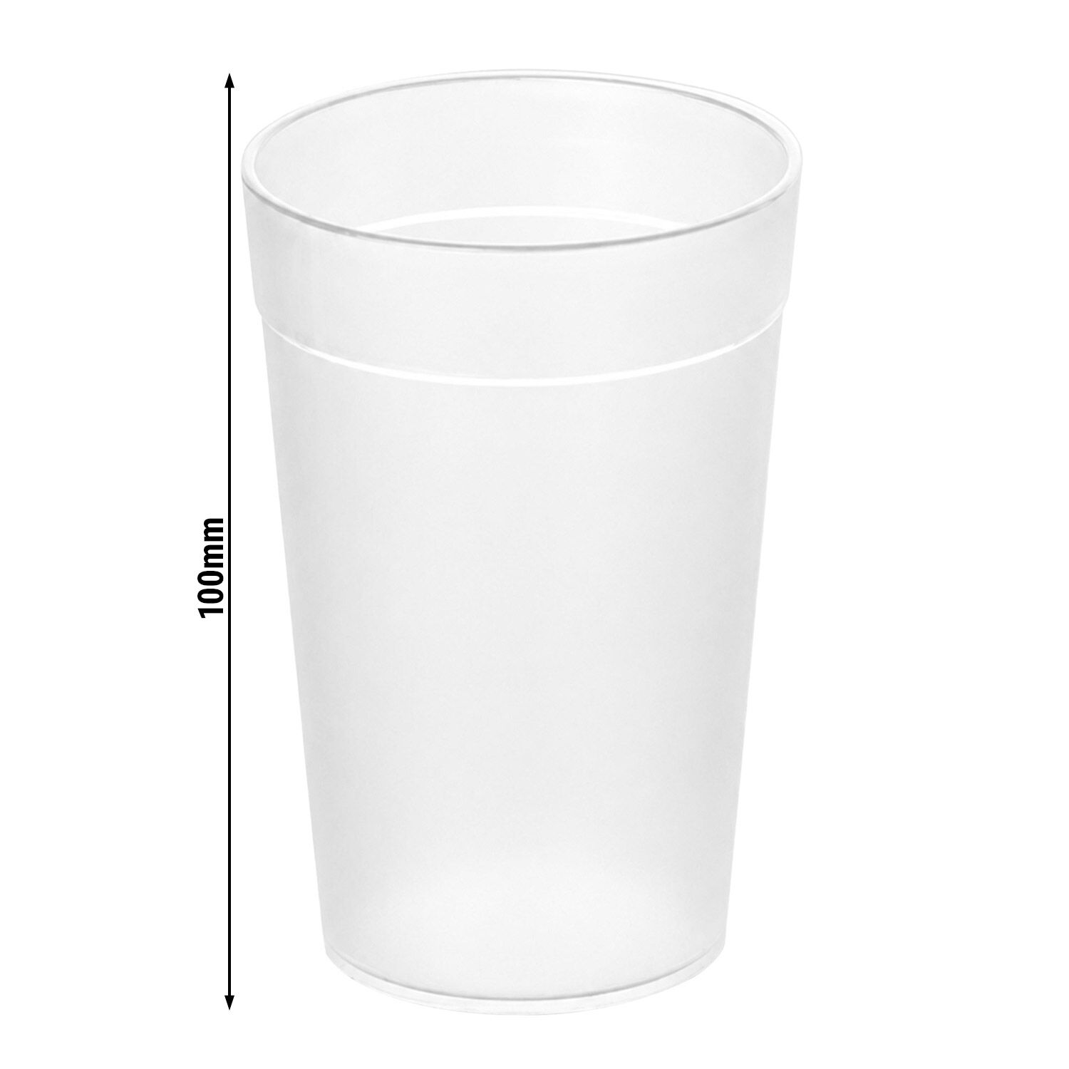 Polykarbonat glas mjölk - 200 ml