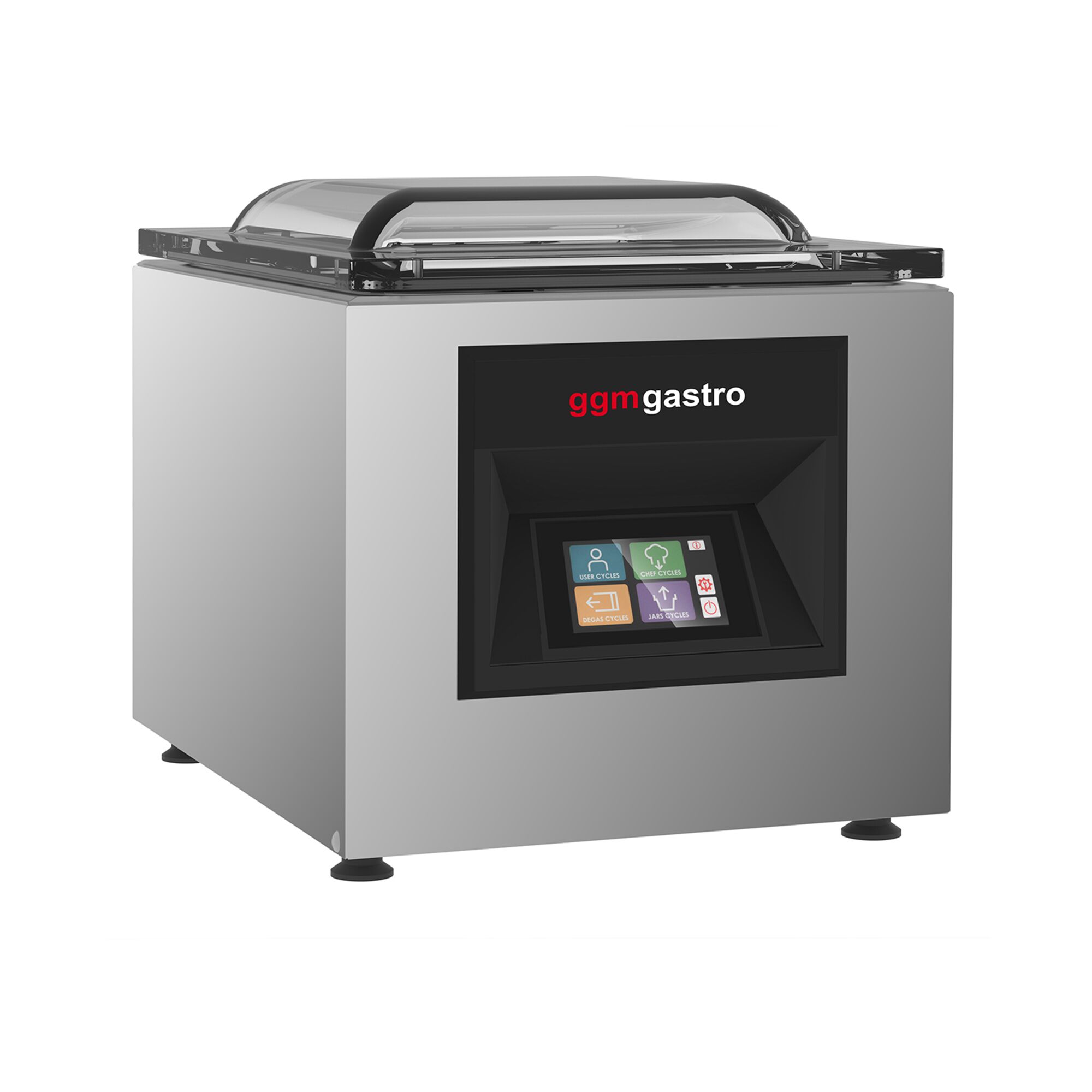 Machine sous vide à cloche – 10 m³/h – 600 watts – écran tactile – avec injection de gaz