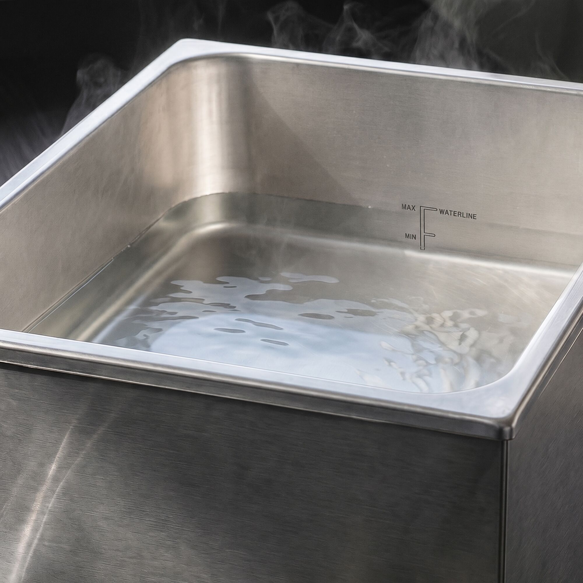 Countertop Bain Marie - GN 1/1 - 150mm deep - 1,2 kW - with Drain Tap