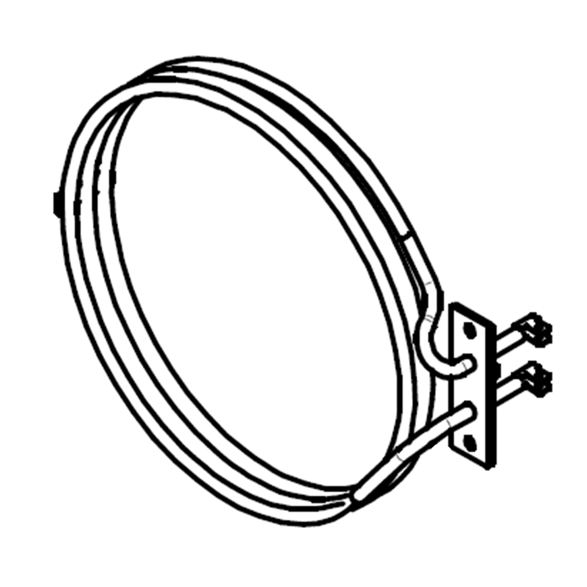 Topné těleso - Ø225mm - 3,1kW / 230V - für HV505-1E & HV505-2E
