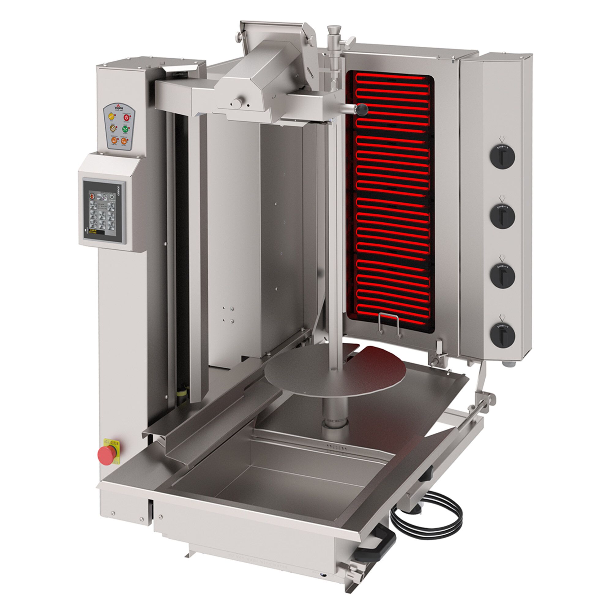 Electric Automatic Doner Kebab Grill - 4 Burner - up to 95kg - 6.4kW