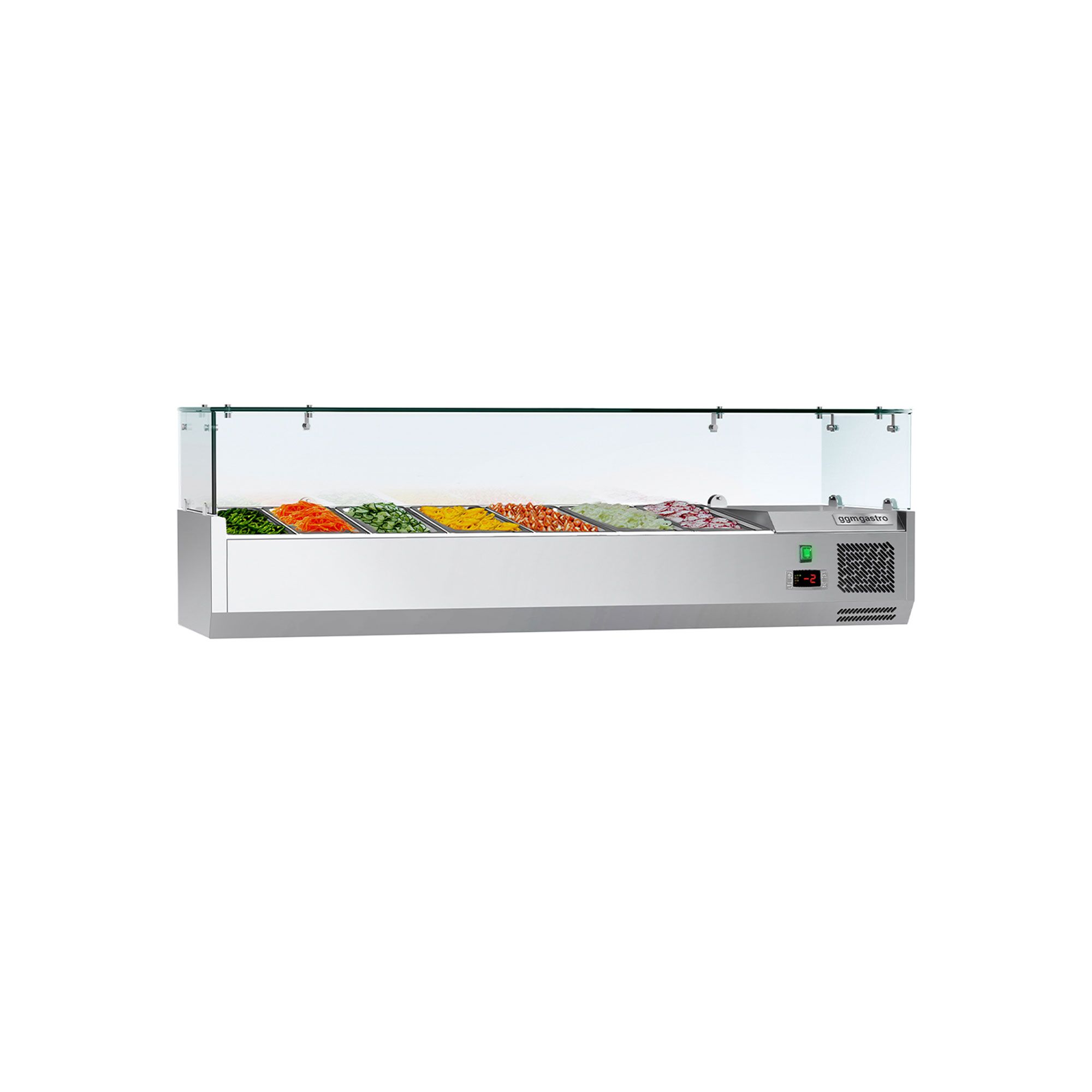 Vitrine Réfrigérée à Ingrédients ECO - 1500x335mm - 7x GN 1/4