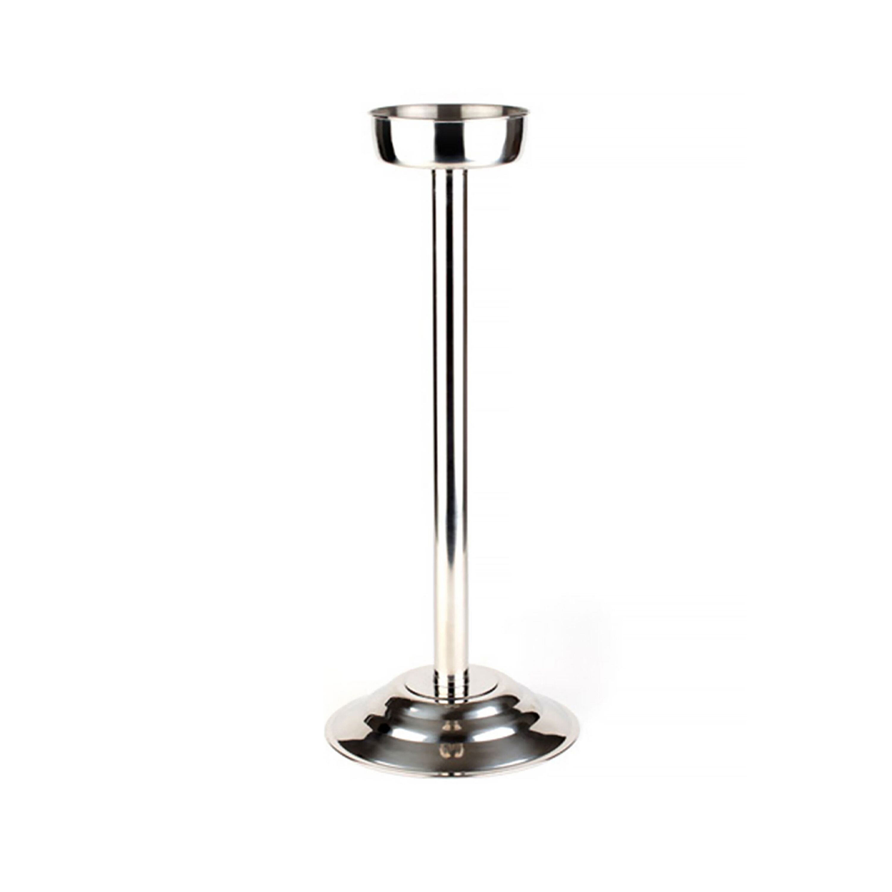 Support pour seau à champagne - Acier inoxydable - Ø280mm - Hauteur:700mm
