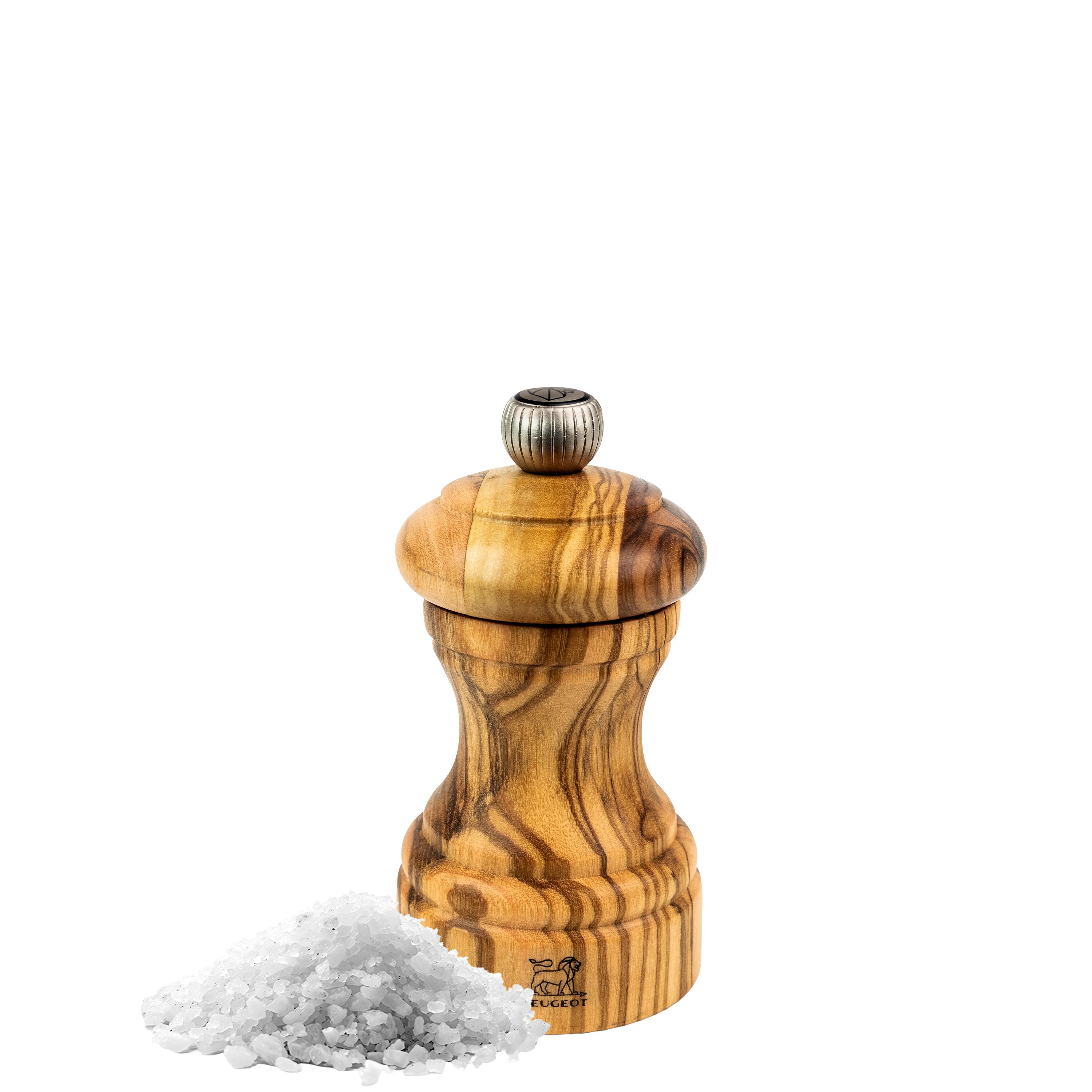 (6 pièces) PEUGEOT | BISTRO - Moulin à poivre - Bois d’olivier - Naturel - Hauteur : 100 mm