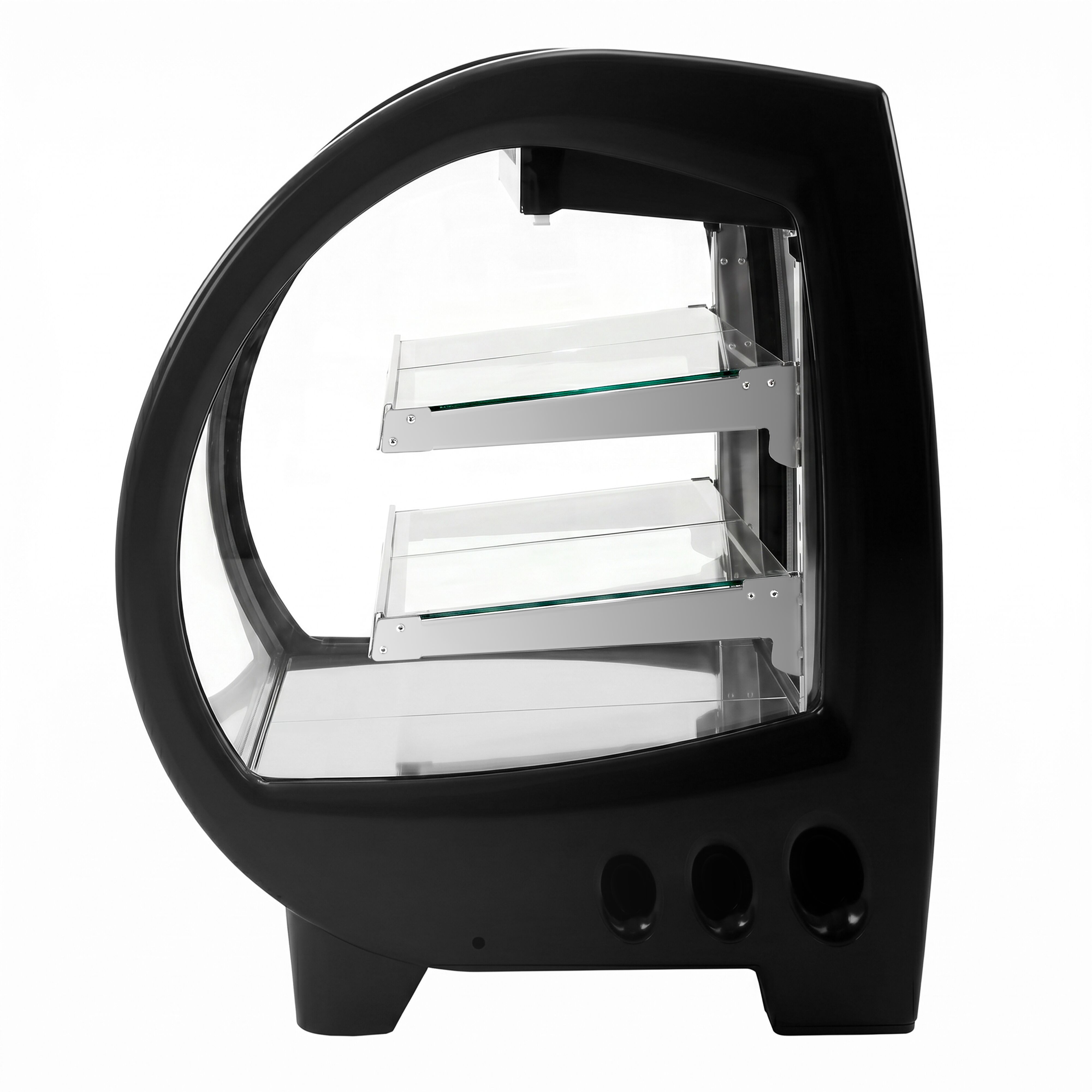 Tisch-Kühlvitrine - 188 Liter - 718mm - mit 2 Ablagen - LED Beleuchtung