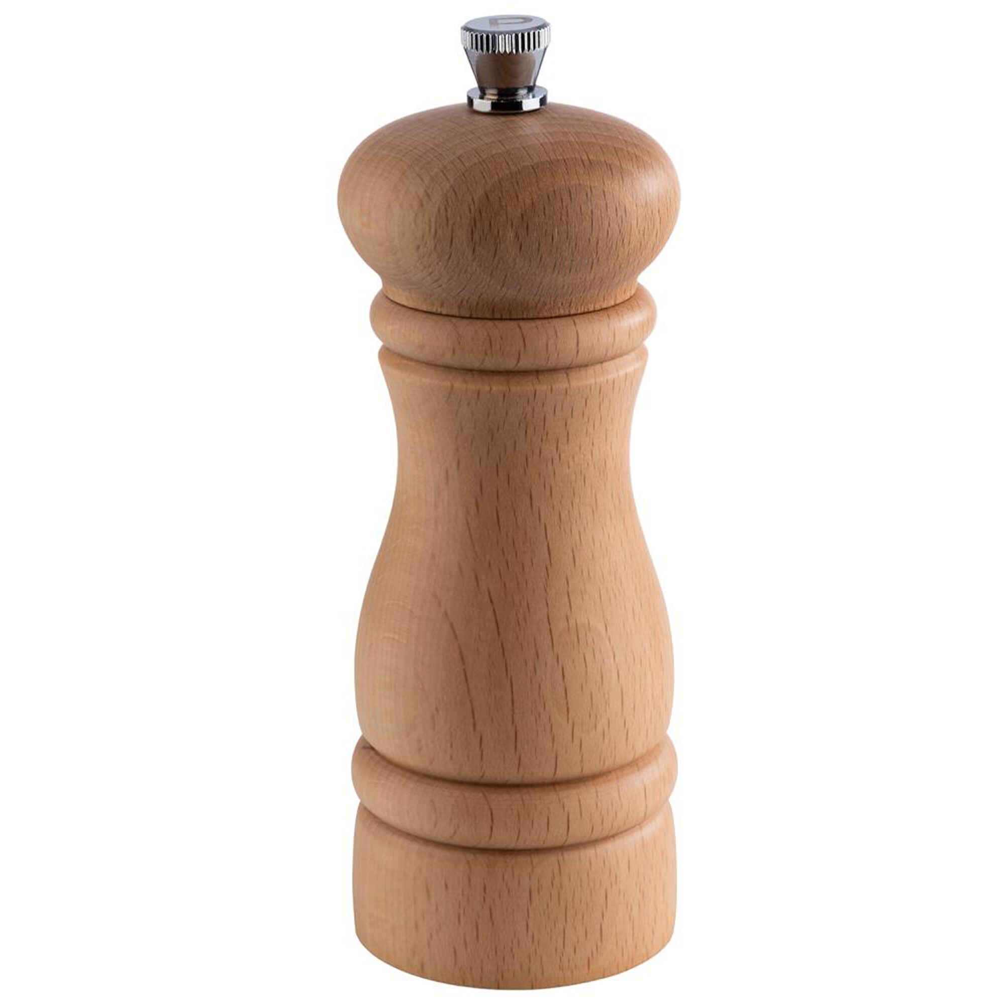 (6 pièces) Moulins à sel et à poivre – ETERNAL – Bois – Hauteur : 155 mm – Beige