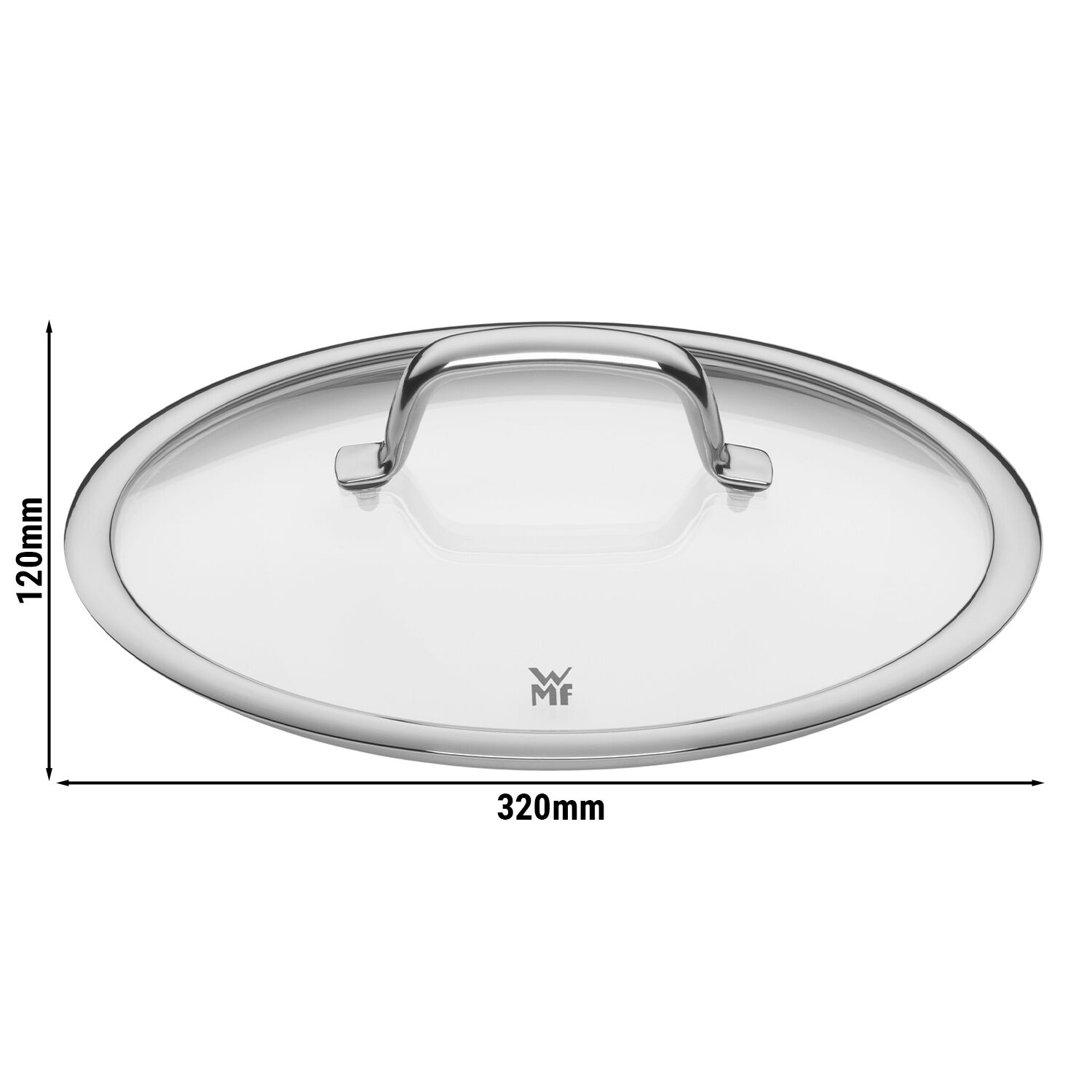 WMF | Fusiontec Mineral – Couvercle en verre – Ø 240 mm