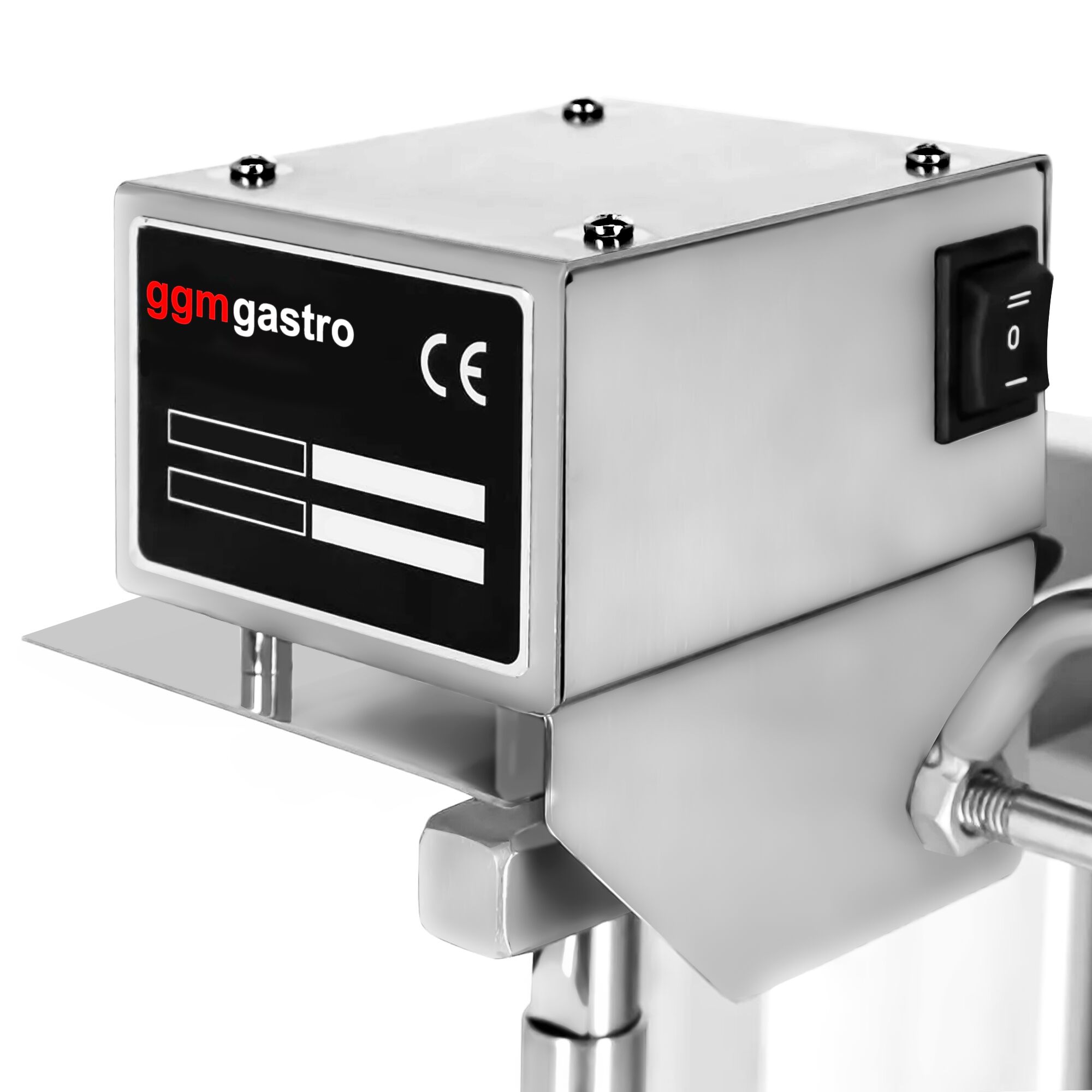 Gas Doner Kebab Grill (Shawarma/Gyros) - 1 Burner - up to 5kg - 3.25kW - Countertop - incl. 1 skewer, drip tray & 2 double doors