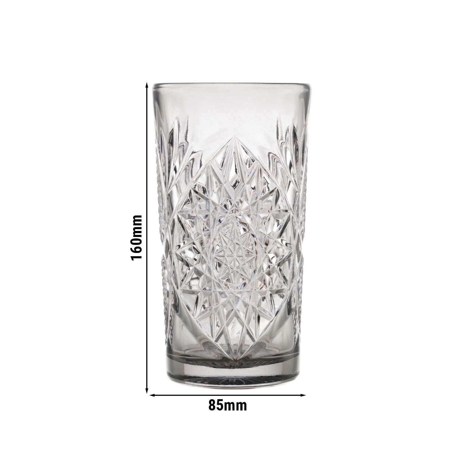 (12 pièces) LIBBEY | HOBSTAR – Cooler Graphite – 473 ml – Gris