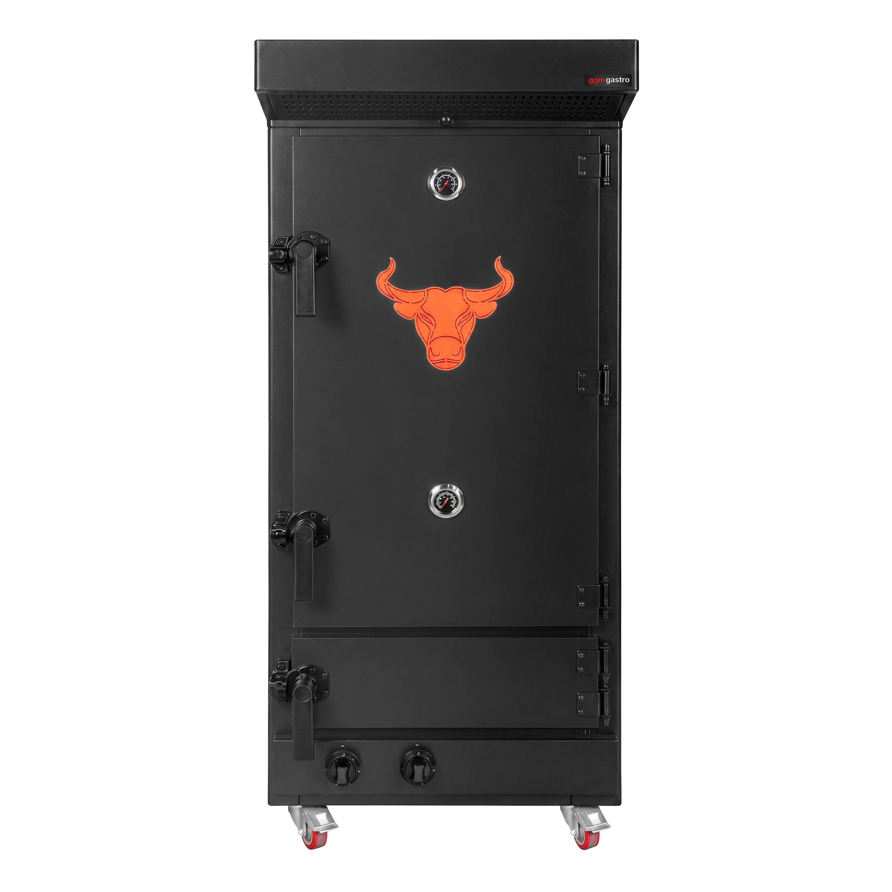 Gasrookoven met kook- en rookfunctie – 70 kg – incl. 4 draagstangen