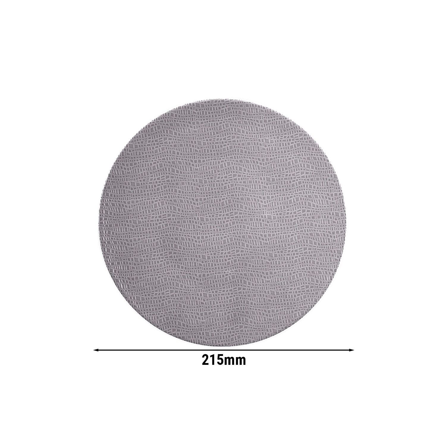 (6 pièces) SELTMANN WEIDEN | Assiette coupe – plate – Ø 215 mm – Gris
