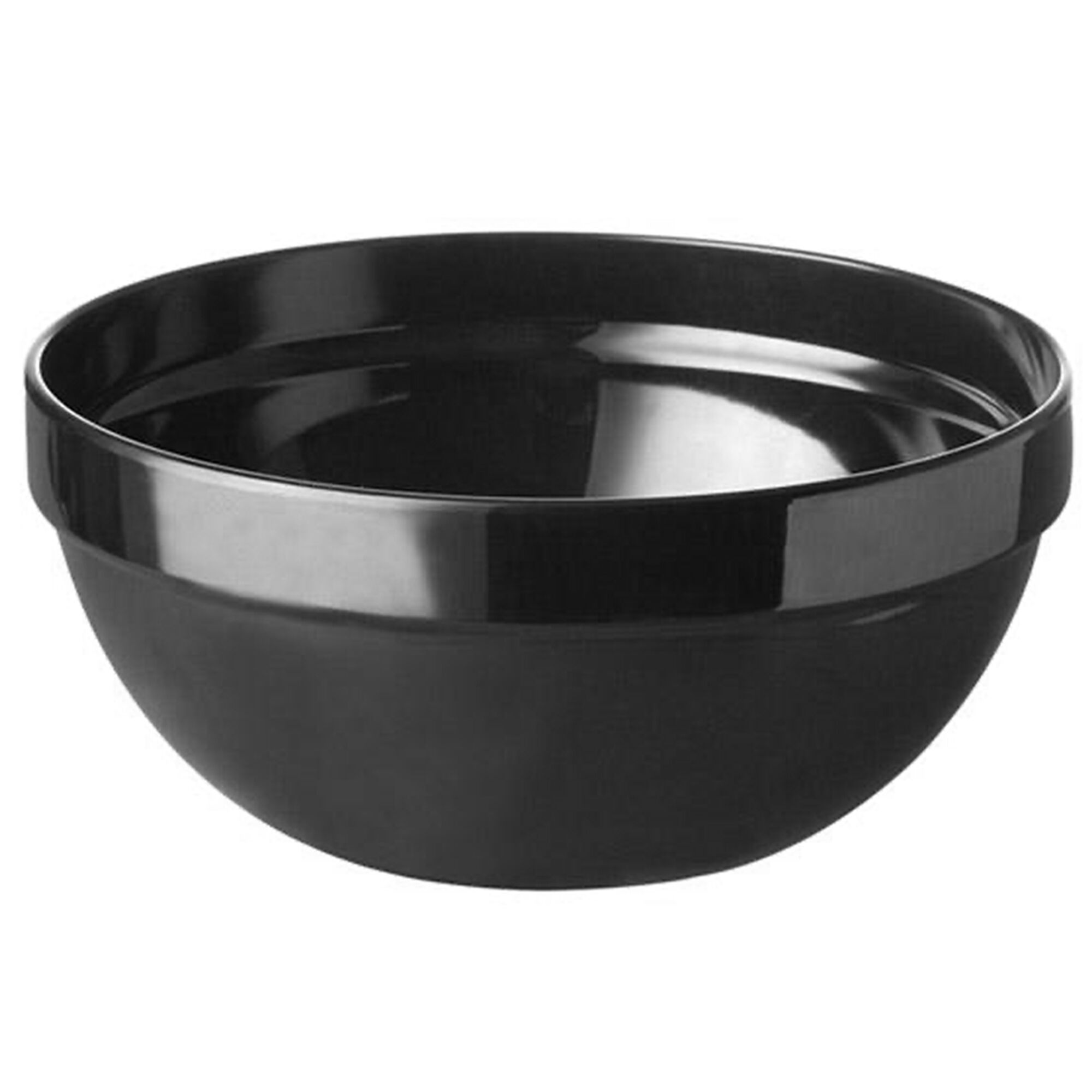 (6 pcs) Coupe - CASUAL MAXI - Mélamine - 0,5L - Ø 140mm - Profondeur : 65mm - Noir