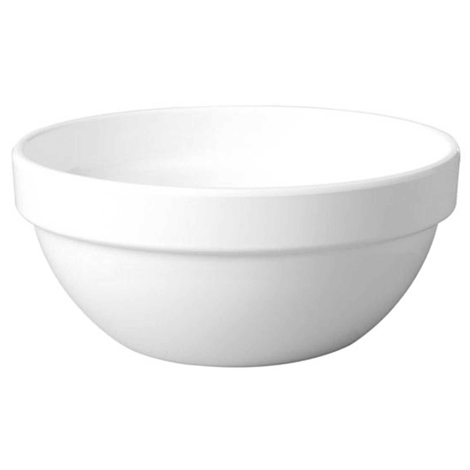 (6 pcs) Coupe - CASUAL MAXI - Mélamine - 150ml - carré - 105x105mm - Profondeur : 45mm - Blanc