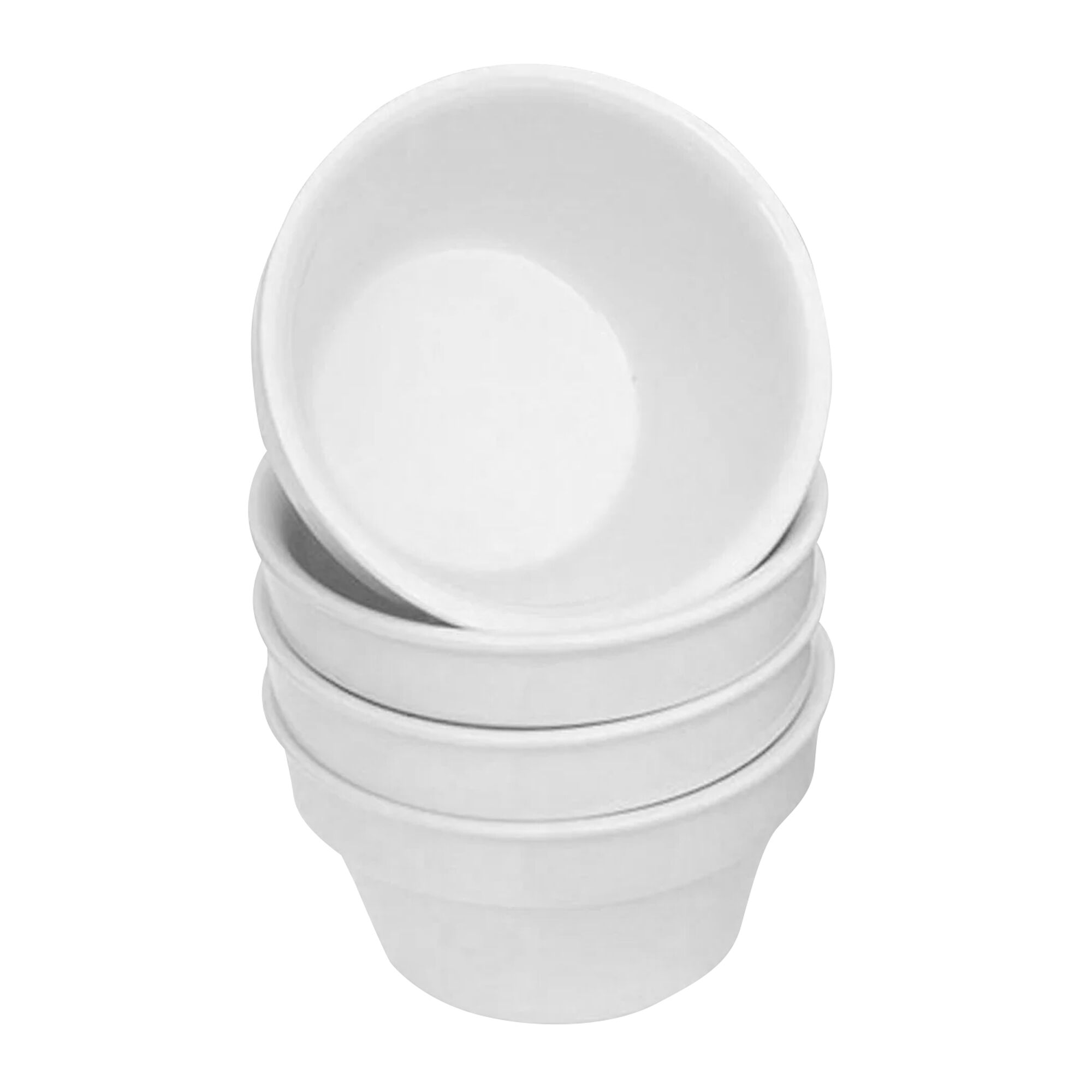 (18 pièces) THERMO FUTURE BOX | Bol d'accompagnement en porcelaine - rond - 500ml - blanc