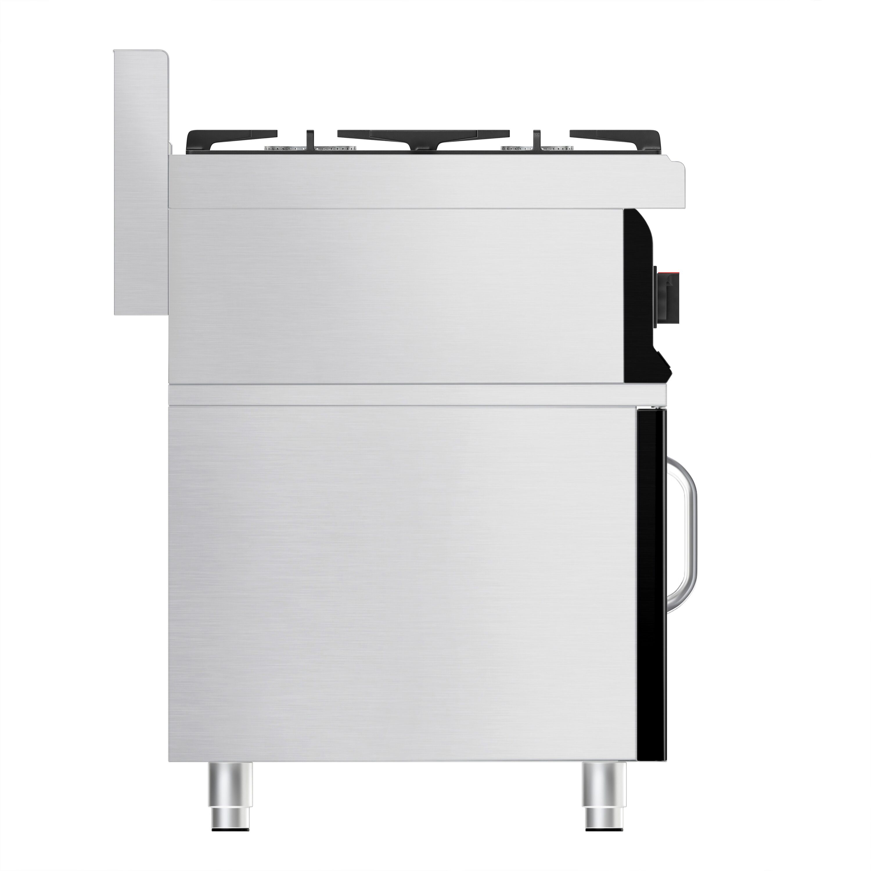 Fourneau à gaz – 23 kW – 4 brûleurs – avec soubassement avec 2 portes
