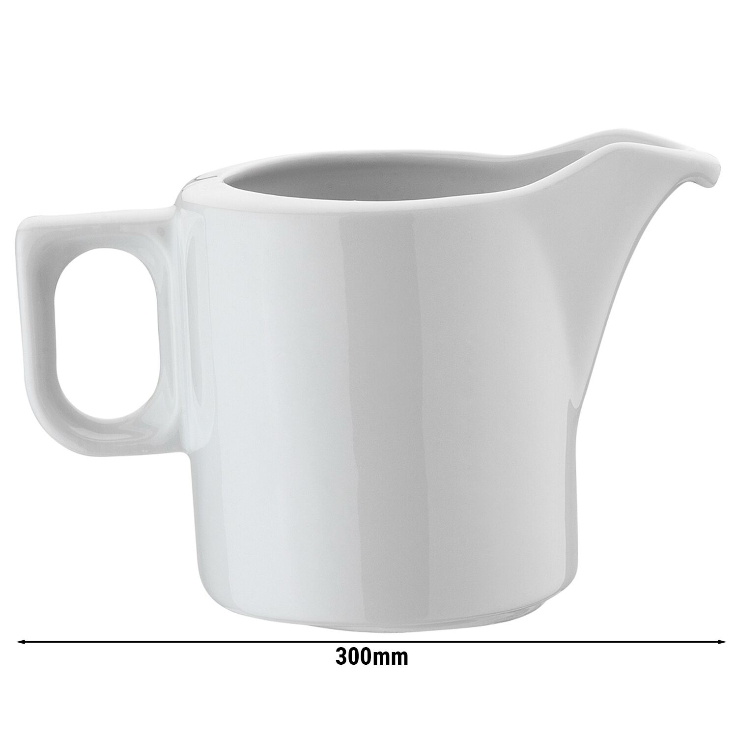 (24 pcs) MIX & MATCH - Pot à lait - set de 24 - 125ml - porcelaine - Blanc - compatible lave-vaisselle