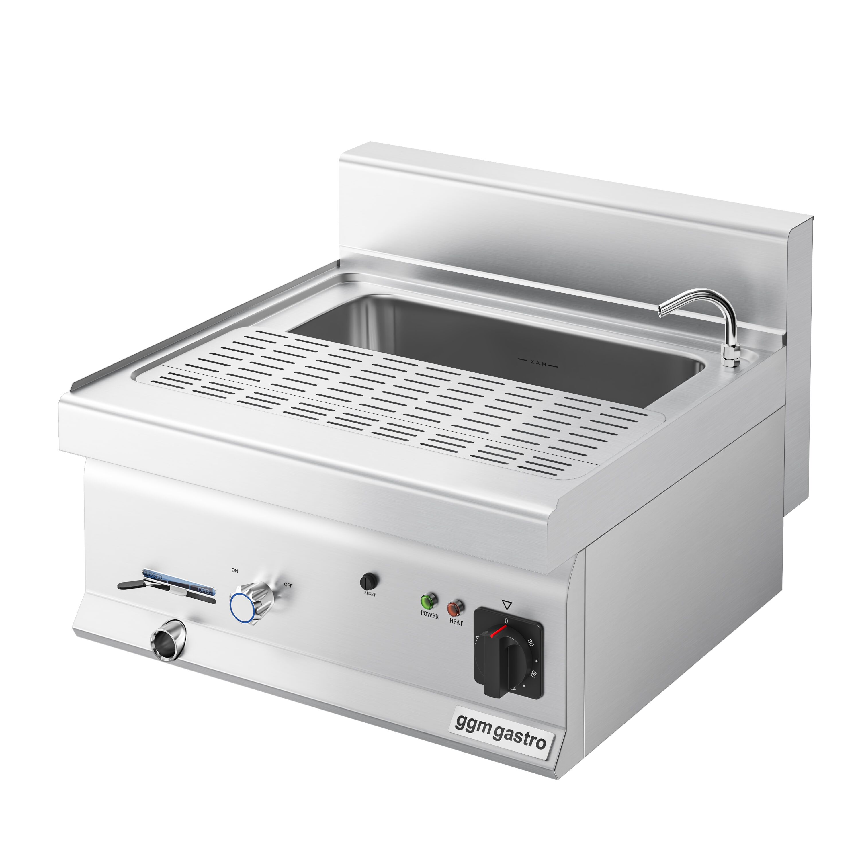 Cuiseur à pâtes électrique avec robinet – 28 L – 9 kW