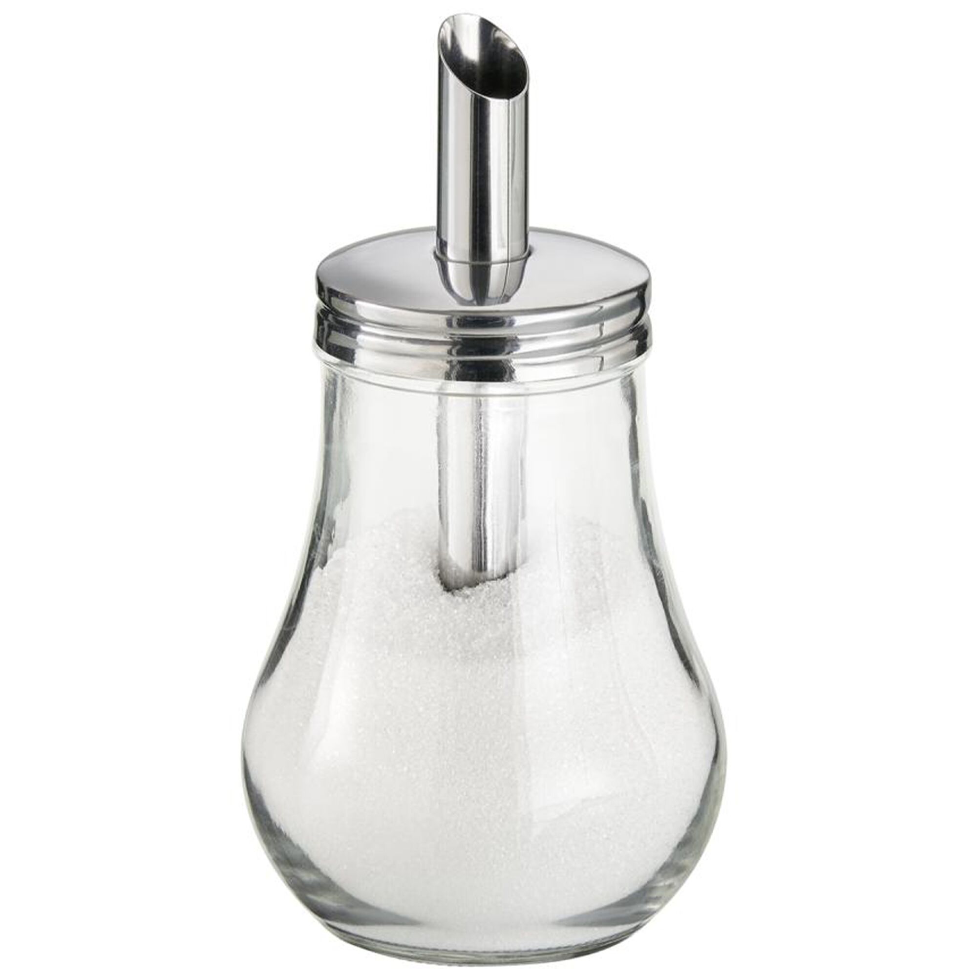 (6 pcs) Sucrier doseur - Verre - Ø80mm - 250ml - Hauteur:150mm