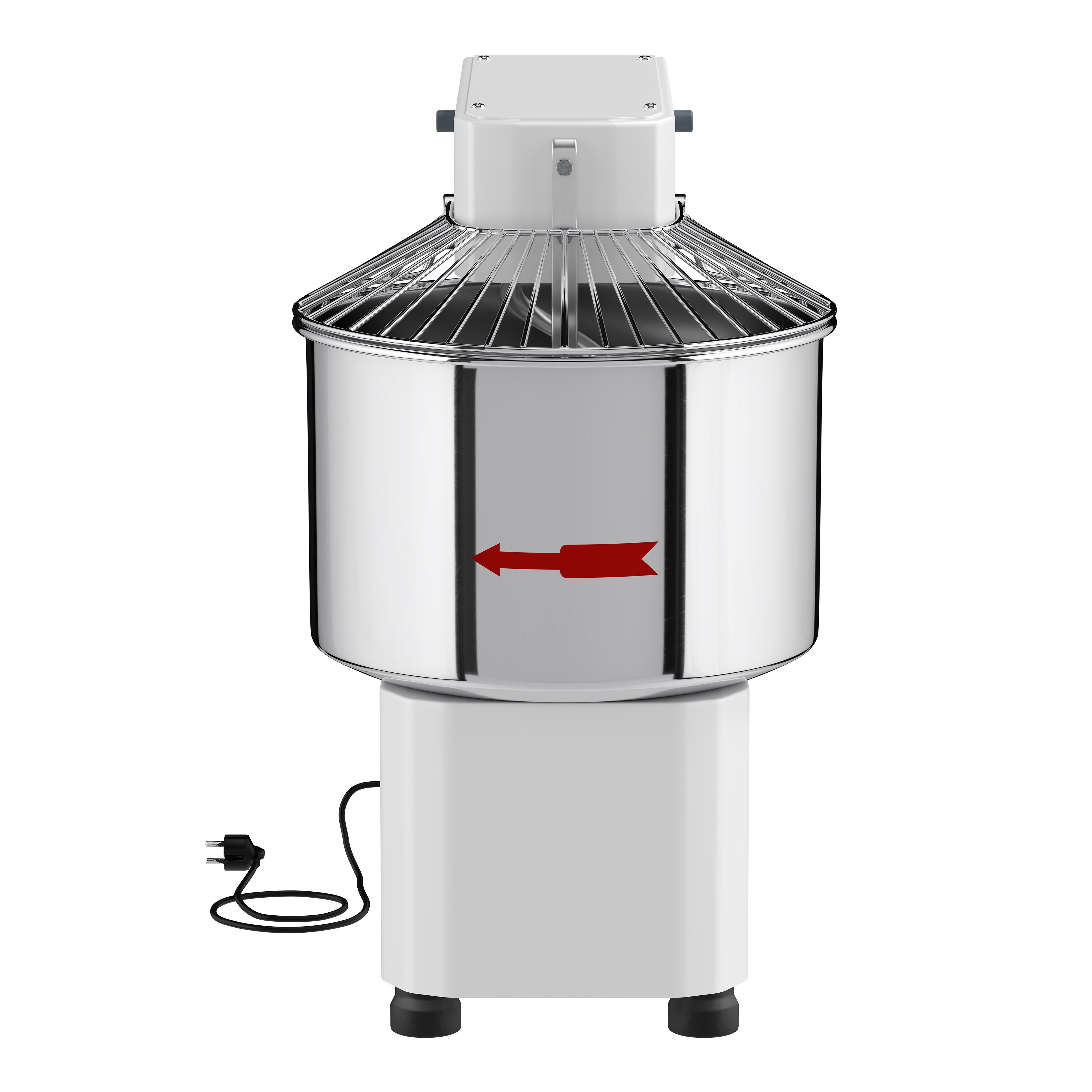 Pétrin à Pâte / Pétrin à spirale - 33 Litres / 25 kg - 2 Vitesses - avec Cuve Fixe - Fonction Minuterie