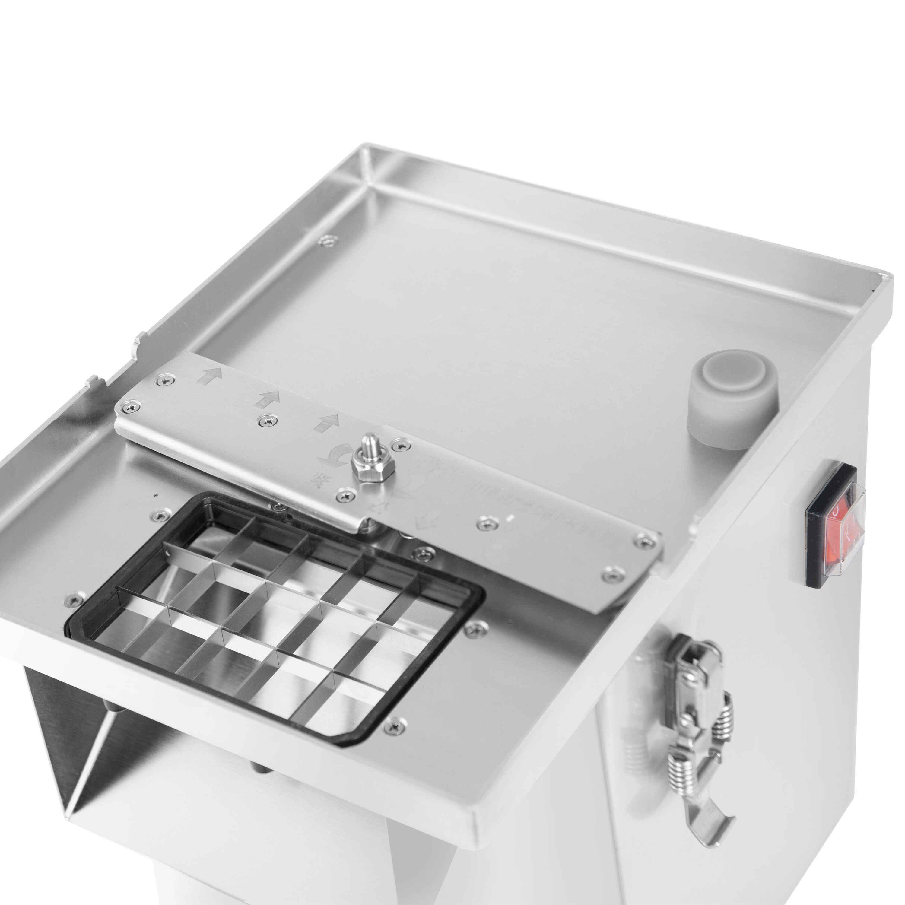 Coupe-légumes électrique – 200 watts – incl. disque de coupe 4 mm & 5 grilles à dés
