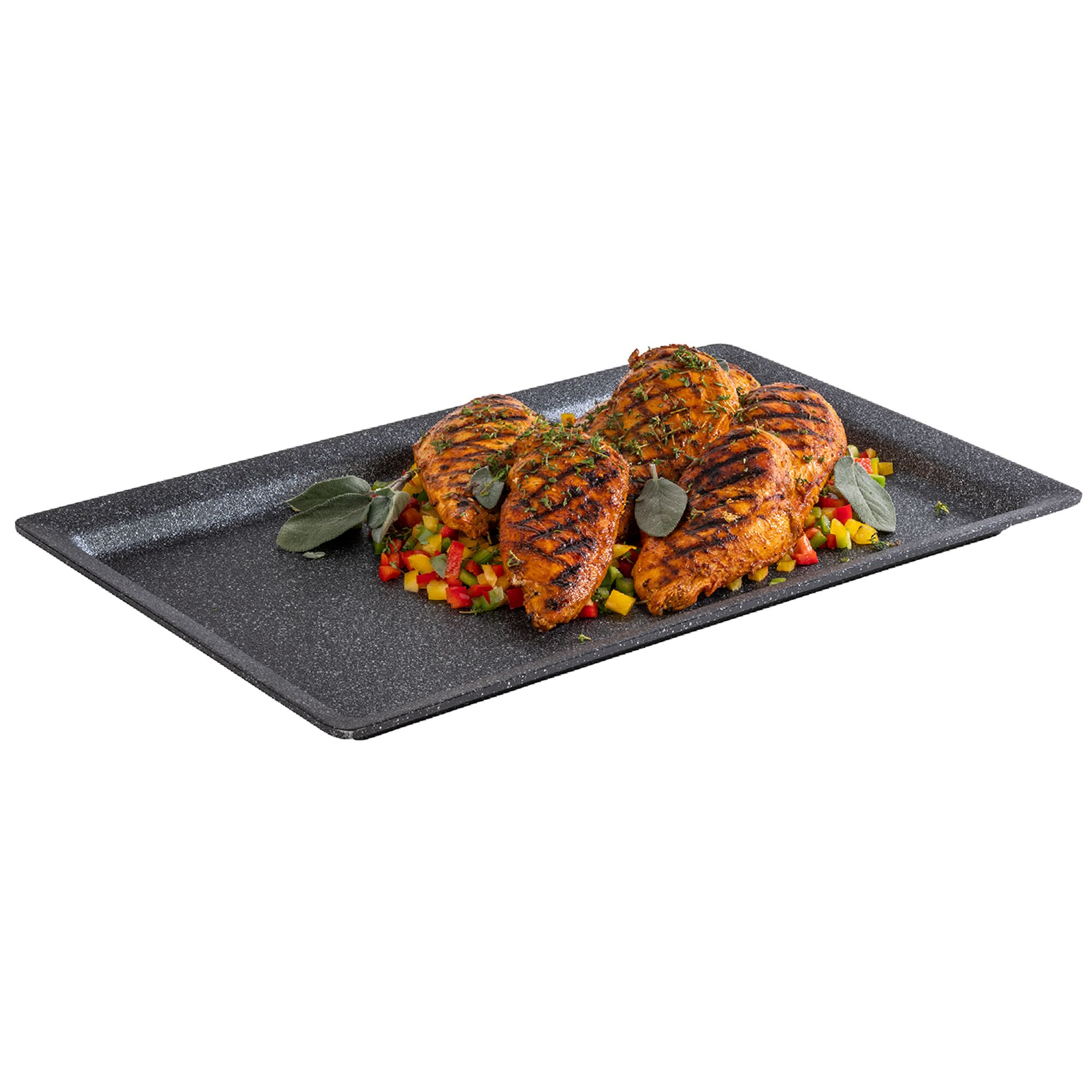 (6 pièces) Plateau GN 1/1 – FROSTFIRE – aluminium – Hauteur : 30 mm – Gris