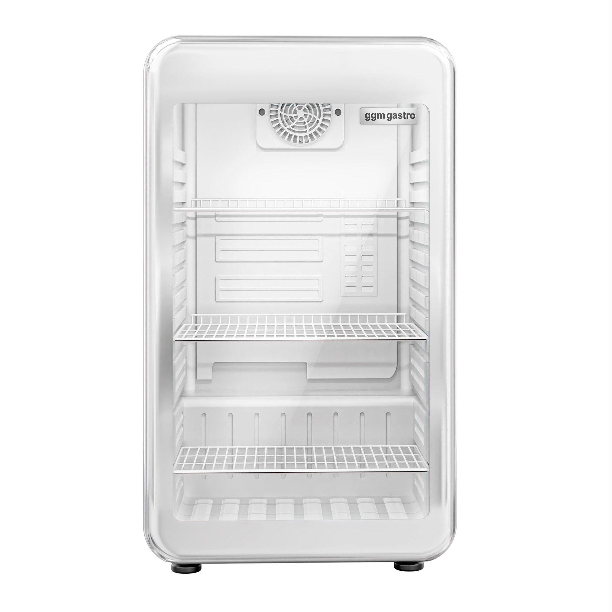 Minibar - 495mm - 113L - avec 1 porte en verre - Noir - double vitrage, porte réversible