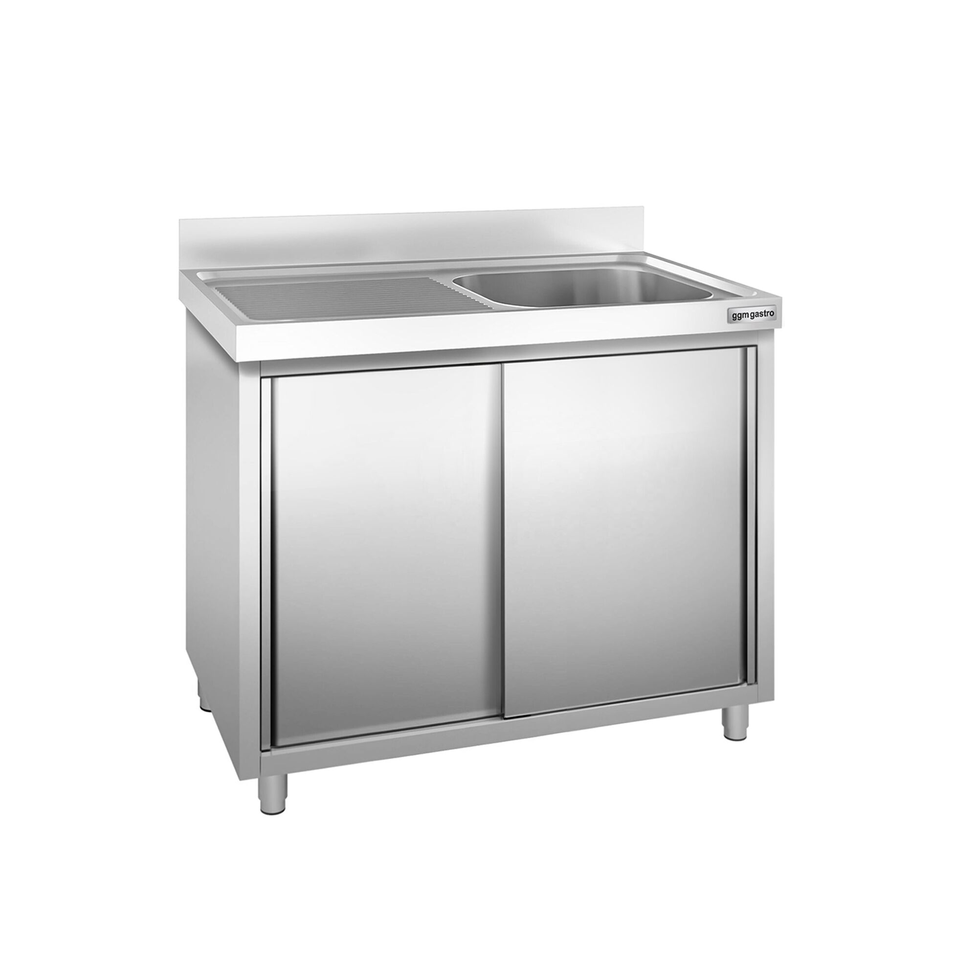 Plonge PREMIUM - 1000x700mm - avec 1 bac à droite