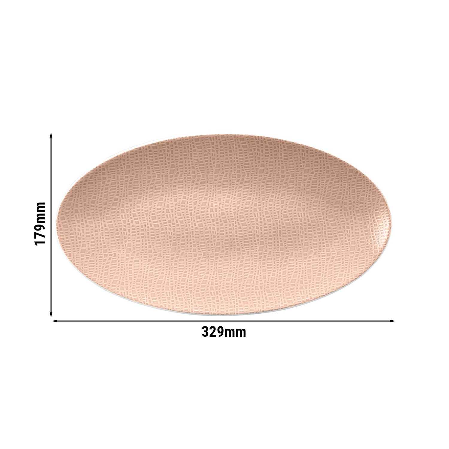 (2 pièces) SELTMANN WEIDEN | Plat de service - 330x180 mm - Rose poudré         