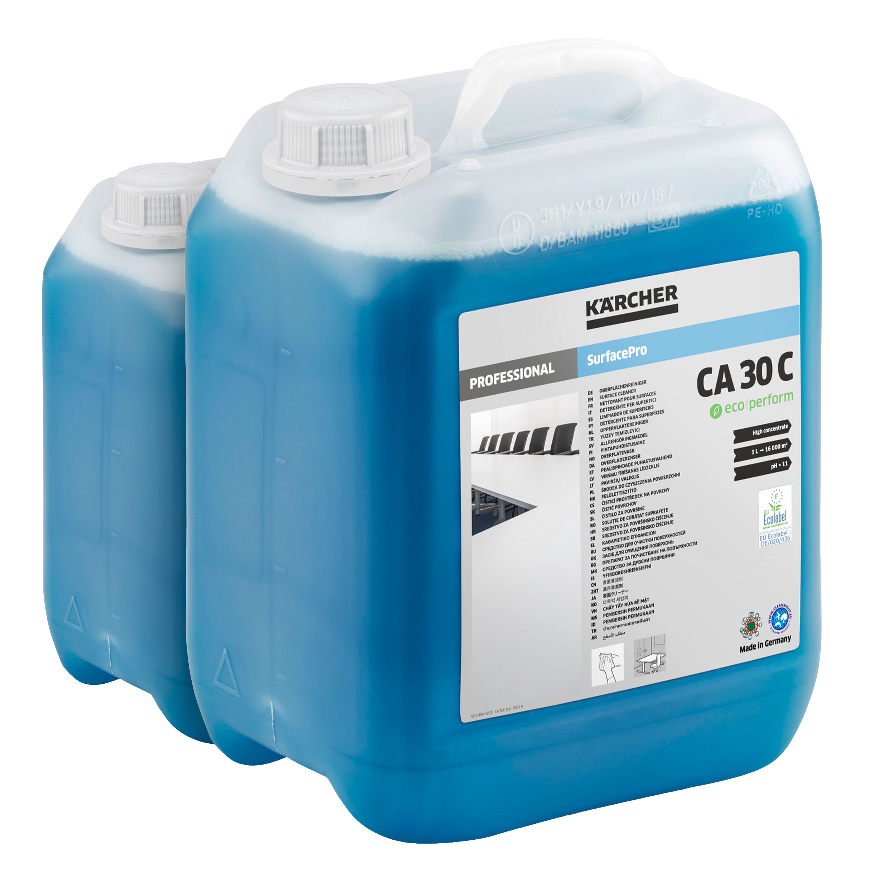 (2 pièces) Kärcher | SurfacePro nettoyant de surface CA 30 C eco!perform - 5 litres