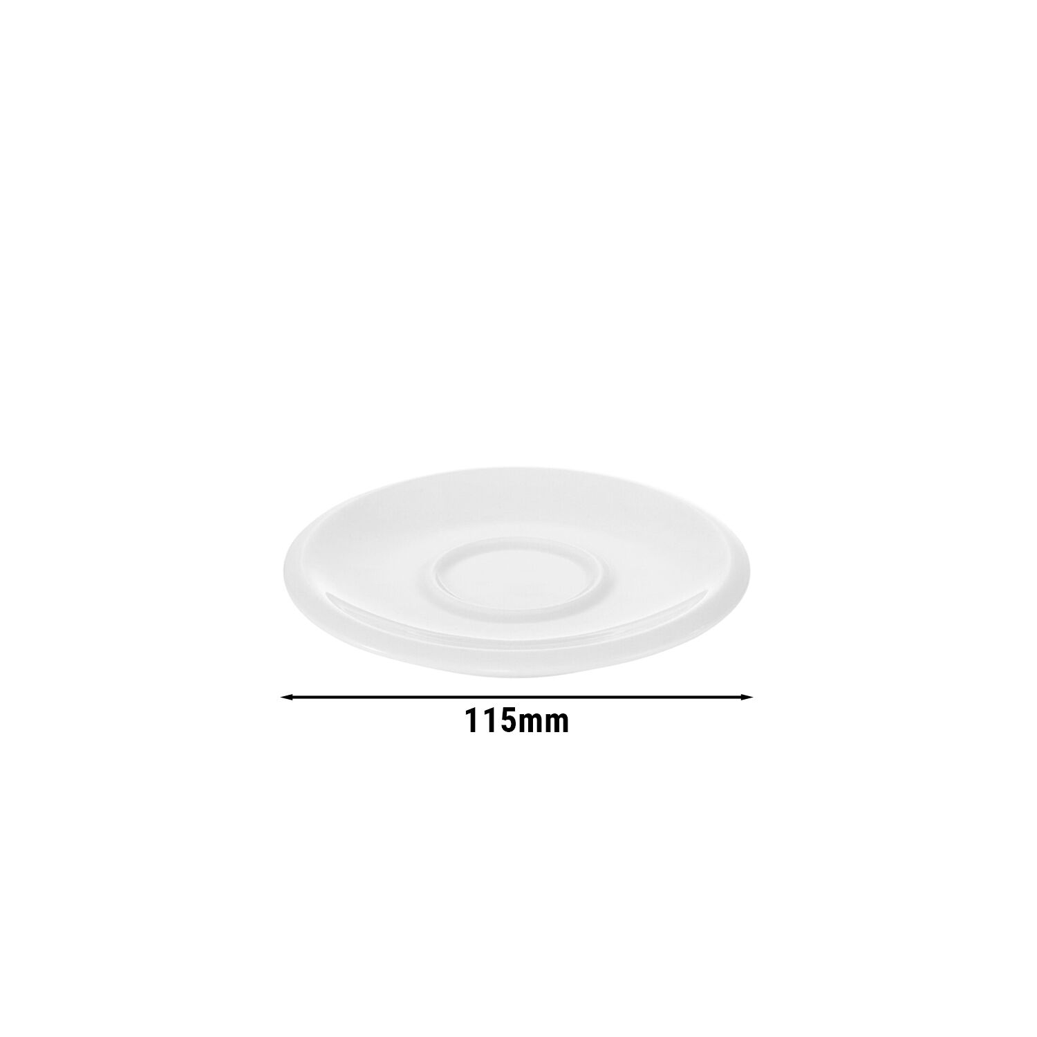 (6 pièces) WMF | SYNERGY – Sous-tasse à espresso – Ø 115 mm