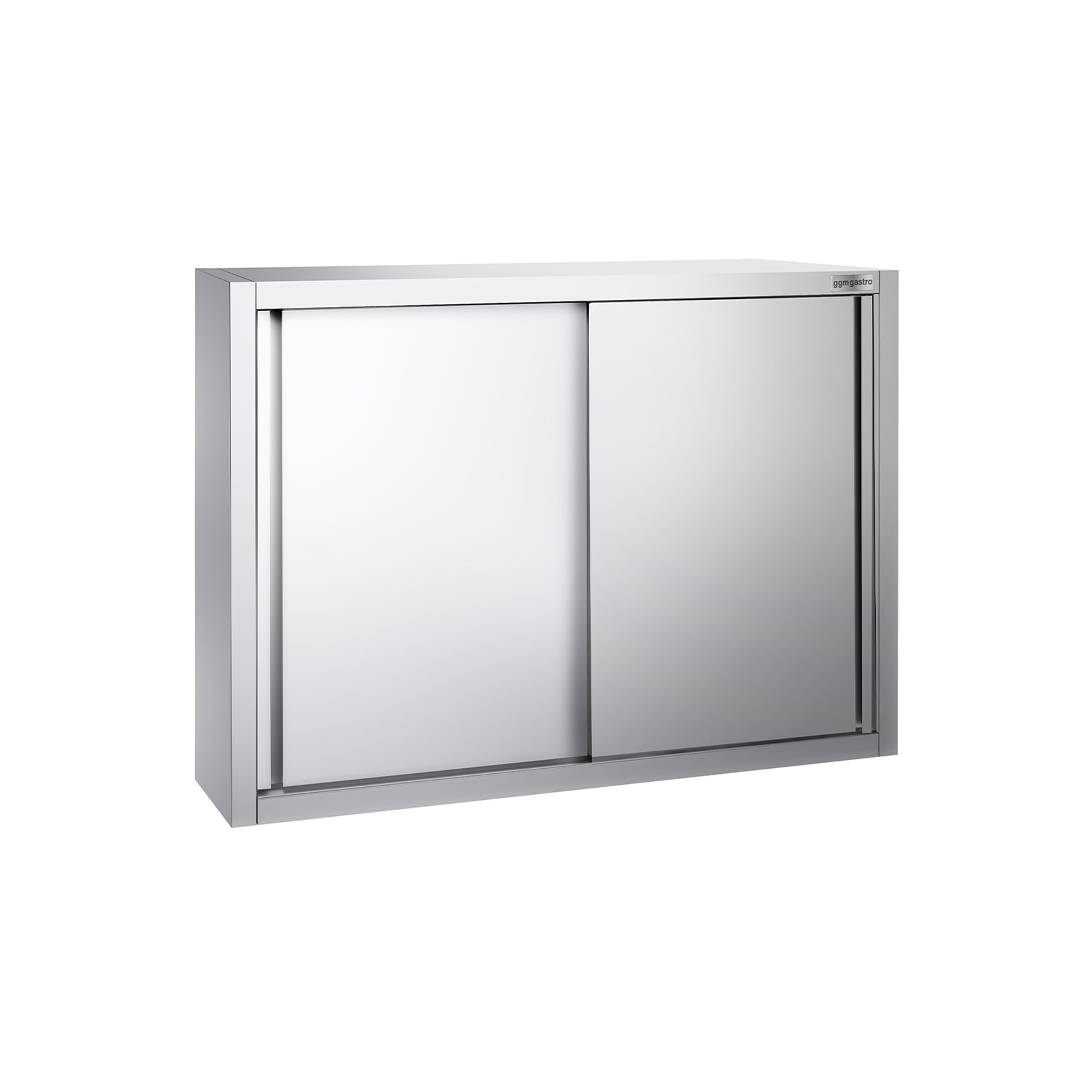 Edelstahl Wandhängeschrank PREMIUM - 1000x400mm - mit Schiebetür - 1000mm hoch