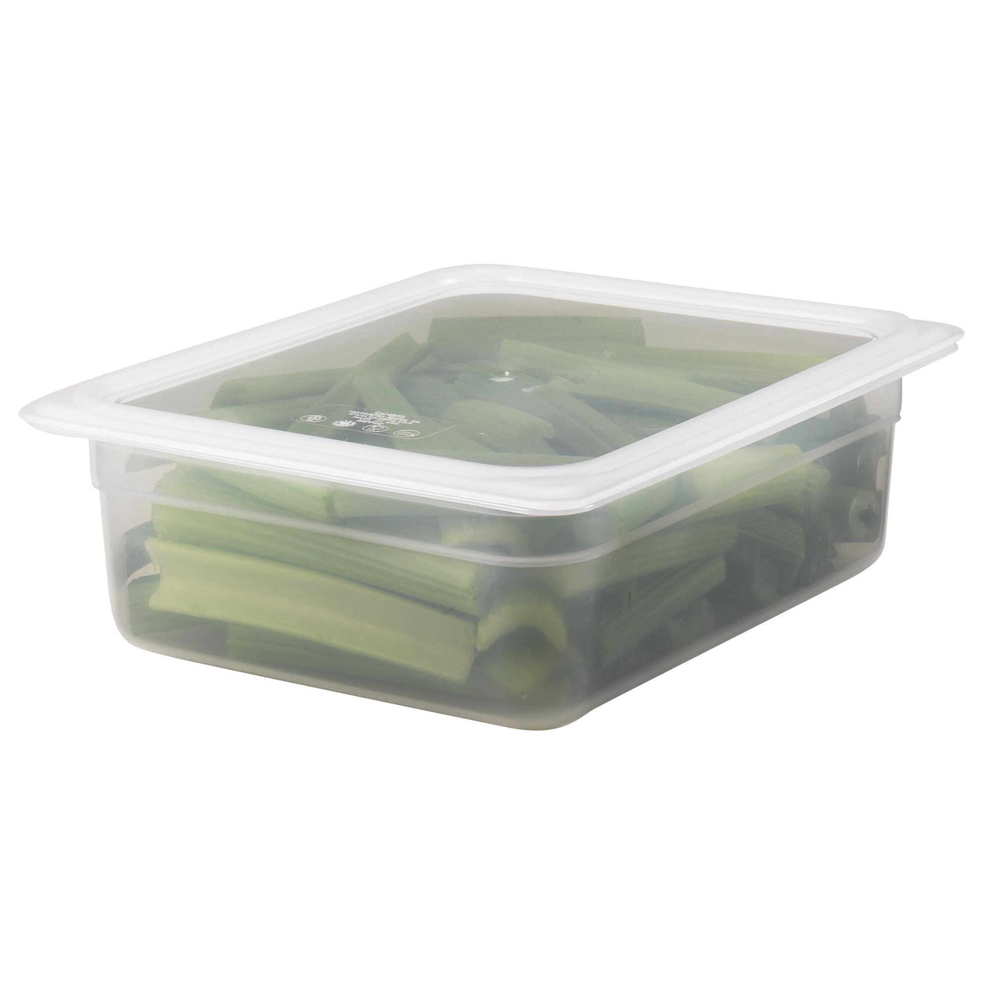 (6 pièces) CAMBRO | Couvercle GN 1/2 en polypropylène – hermétique – translucide