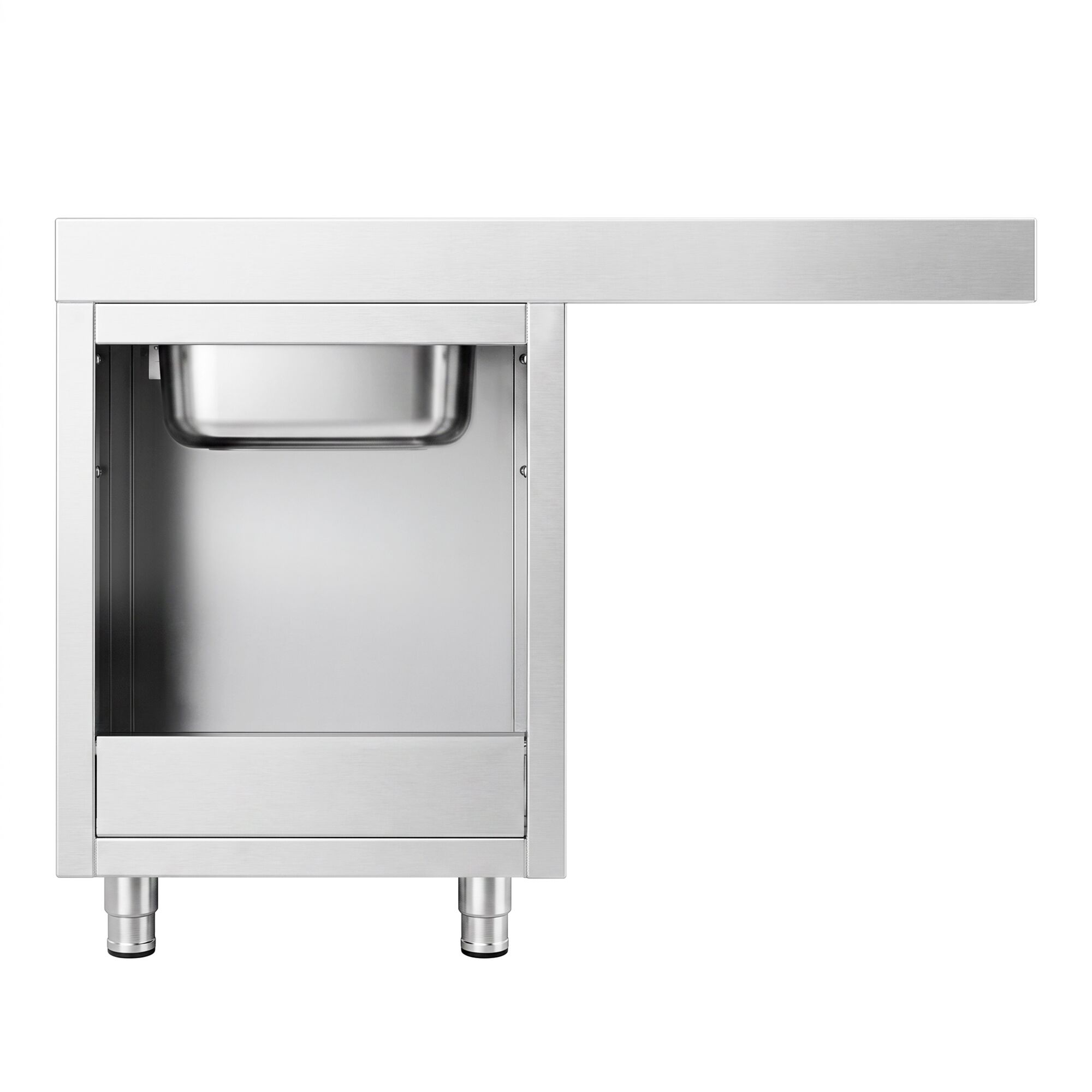 Spoelkast - 1200x600mm - met 1 spoelbak rechts