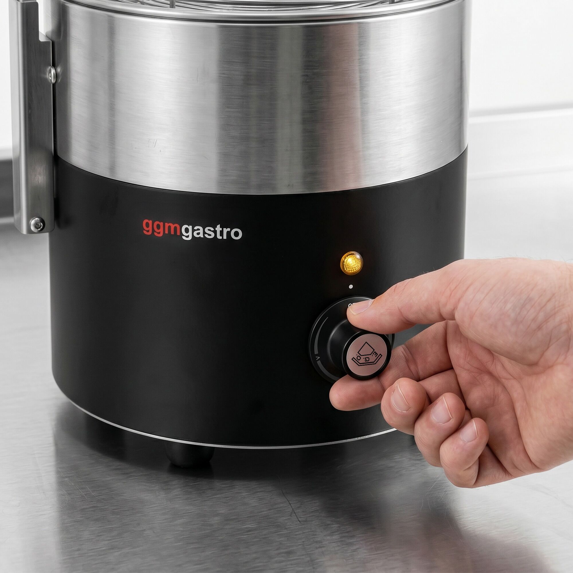 Commercial Hot Dog Steamer & Bun Warmer – 355 W – 3 Temperature Levels