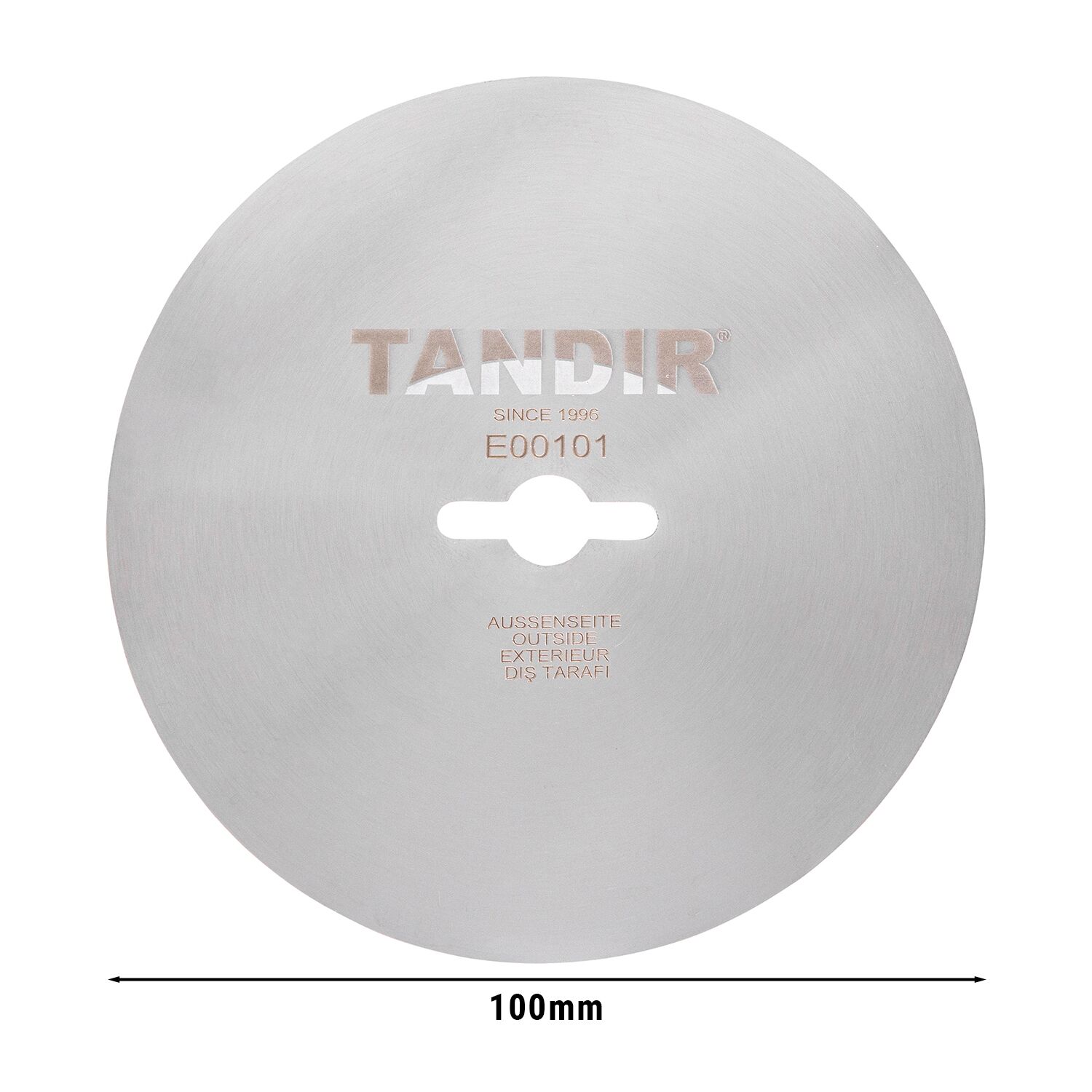 TANDIR® | Couteau de coupe - Ø100mm - lisse