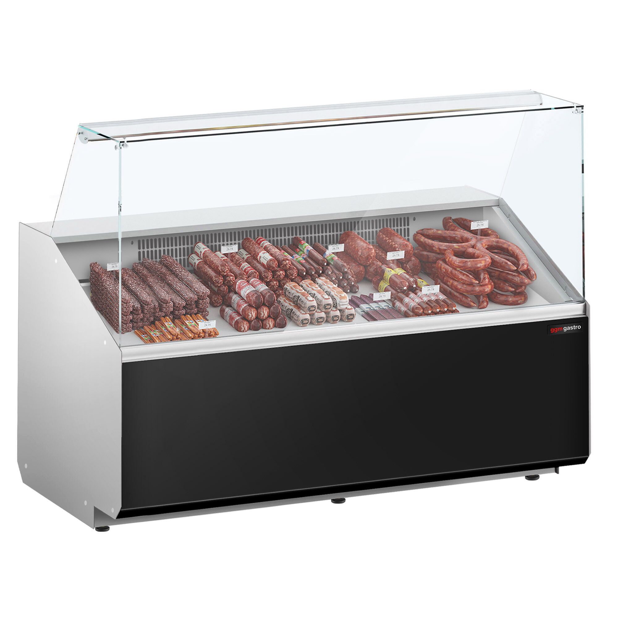 Serve Over Counter - 1568mm - black front - capacity 324 litres